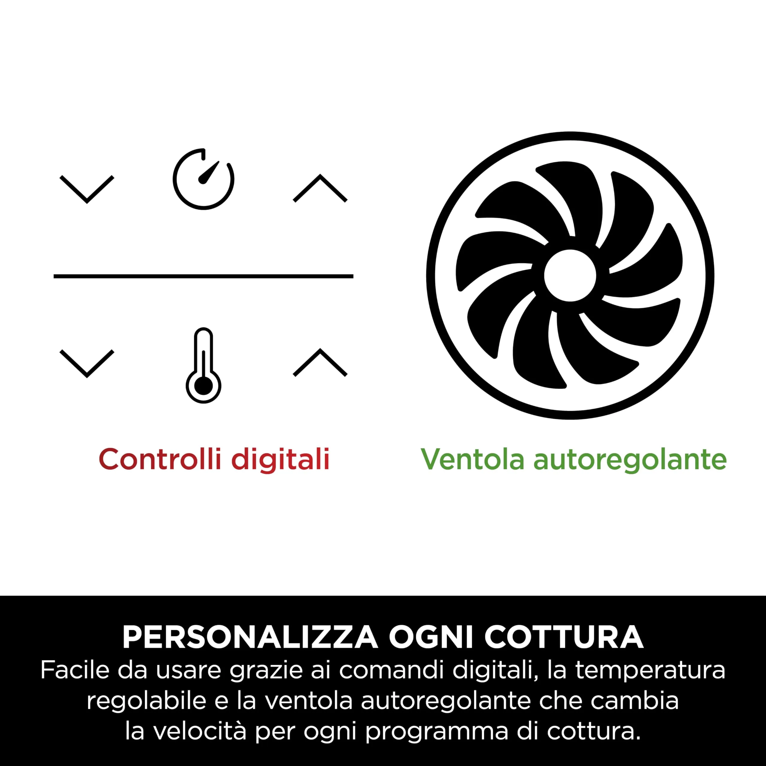 Ninja MAX Doppia Zona DZ400EU Friggitrice ad Aria Digitale 9,5L, Grigio Piombo - immagine 10