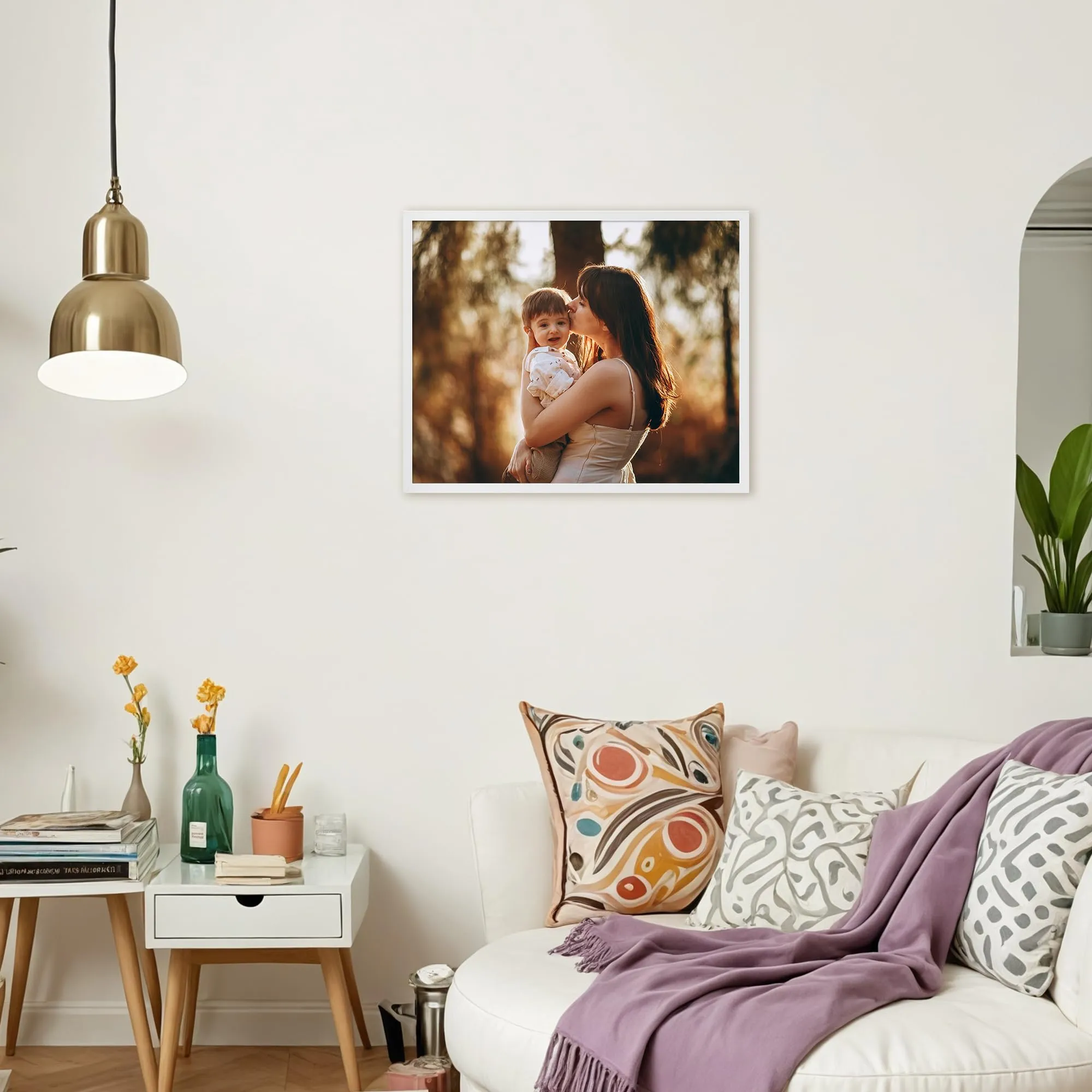 Ditwis Cornice Bianca 40x50 cm per Poster, Foto e Opere d'Arte - immagine 3