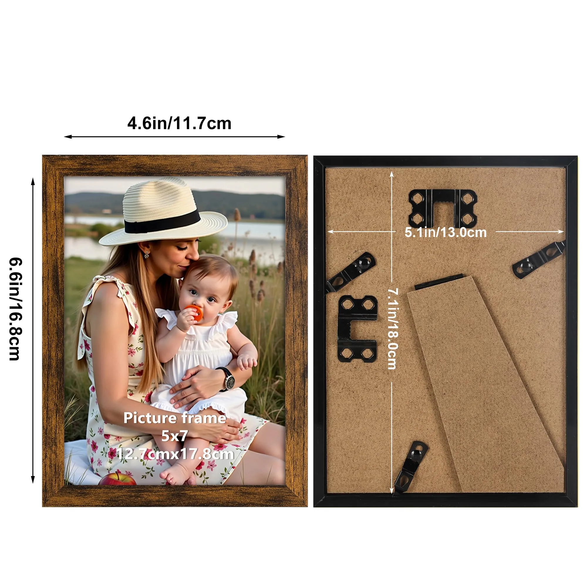 Ditwis Cornice Foto 13x18 cm Marrone - immagine 2