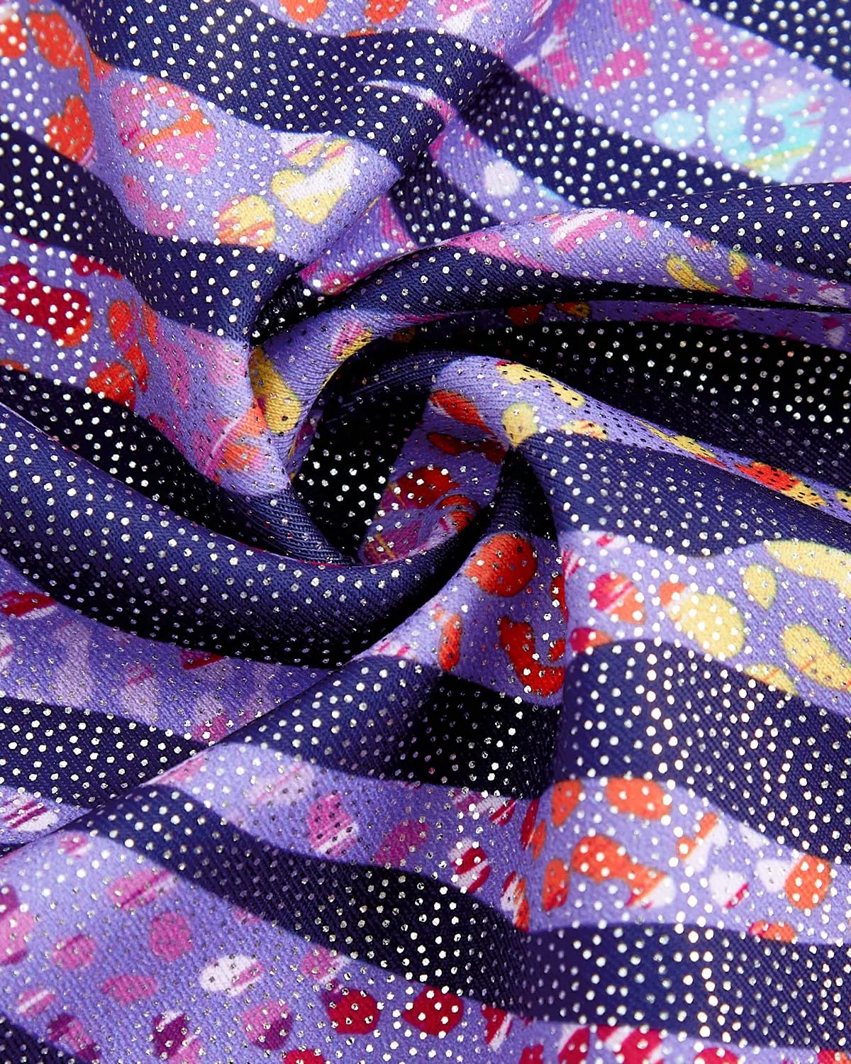 Gogokids Completo da Ginnastica Bambina 3 Pezzi, Body senza Maniche, Pantaloncini e Fascia per Capelli, Design Sfumato, 3-12 Anni - immagine 3