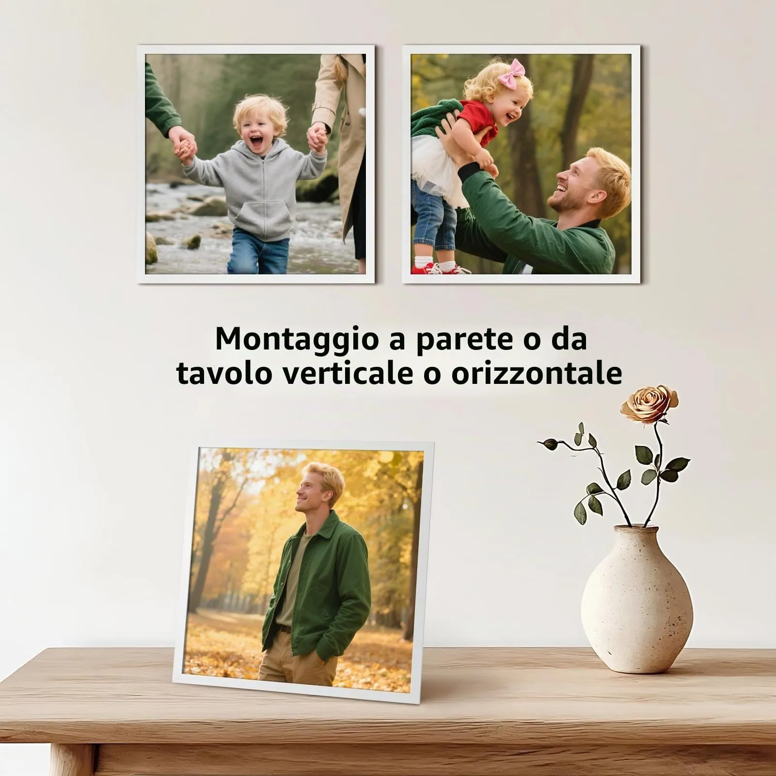 Giftgarden Cornice in PVC Bianca, 30x30 cm, 1 Pezzo - immagine 3