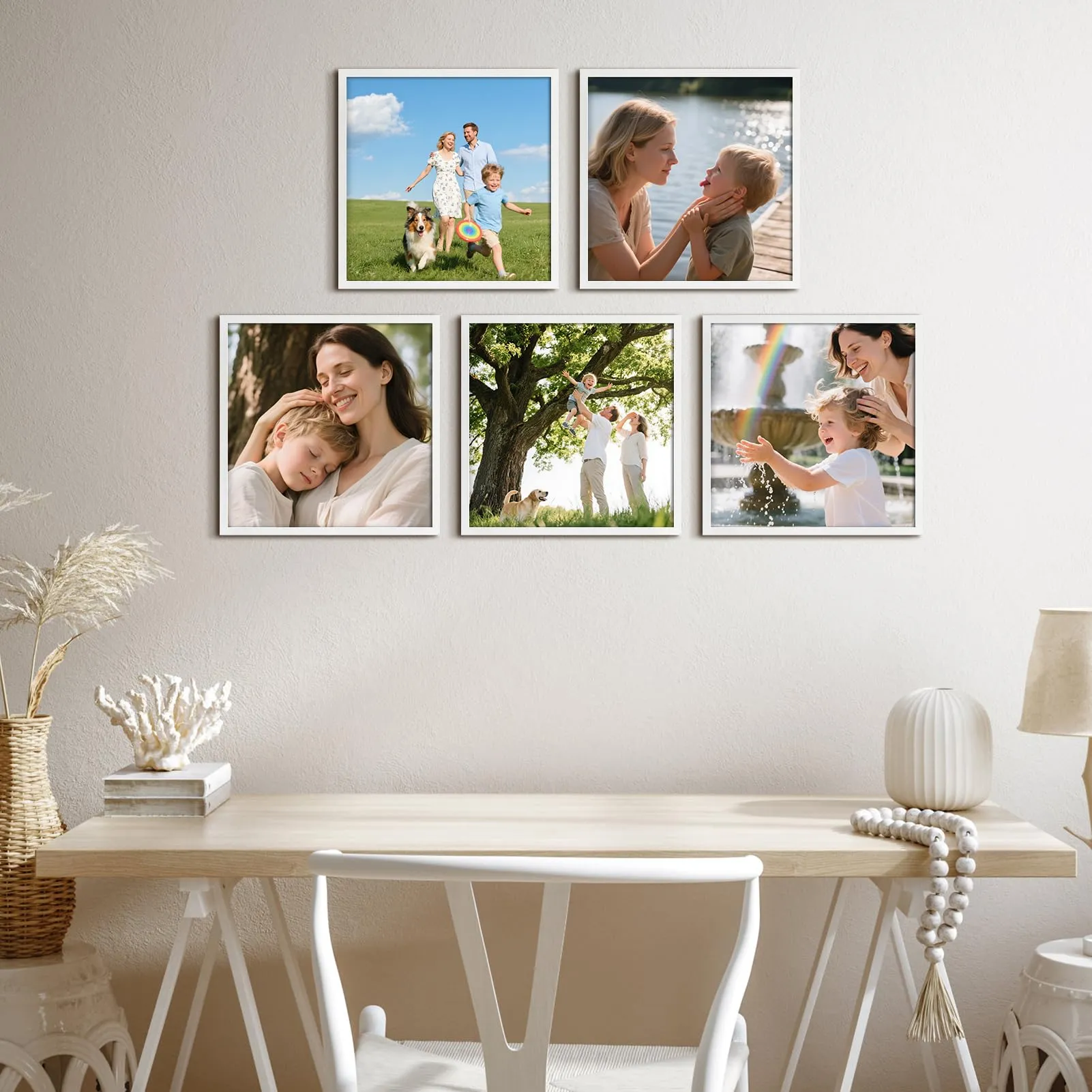 Giftgarden Cornice in PVC Bianca, 30x30 cm, 1 Pezzo - immagine 6