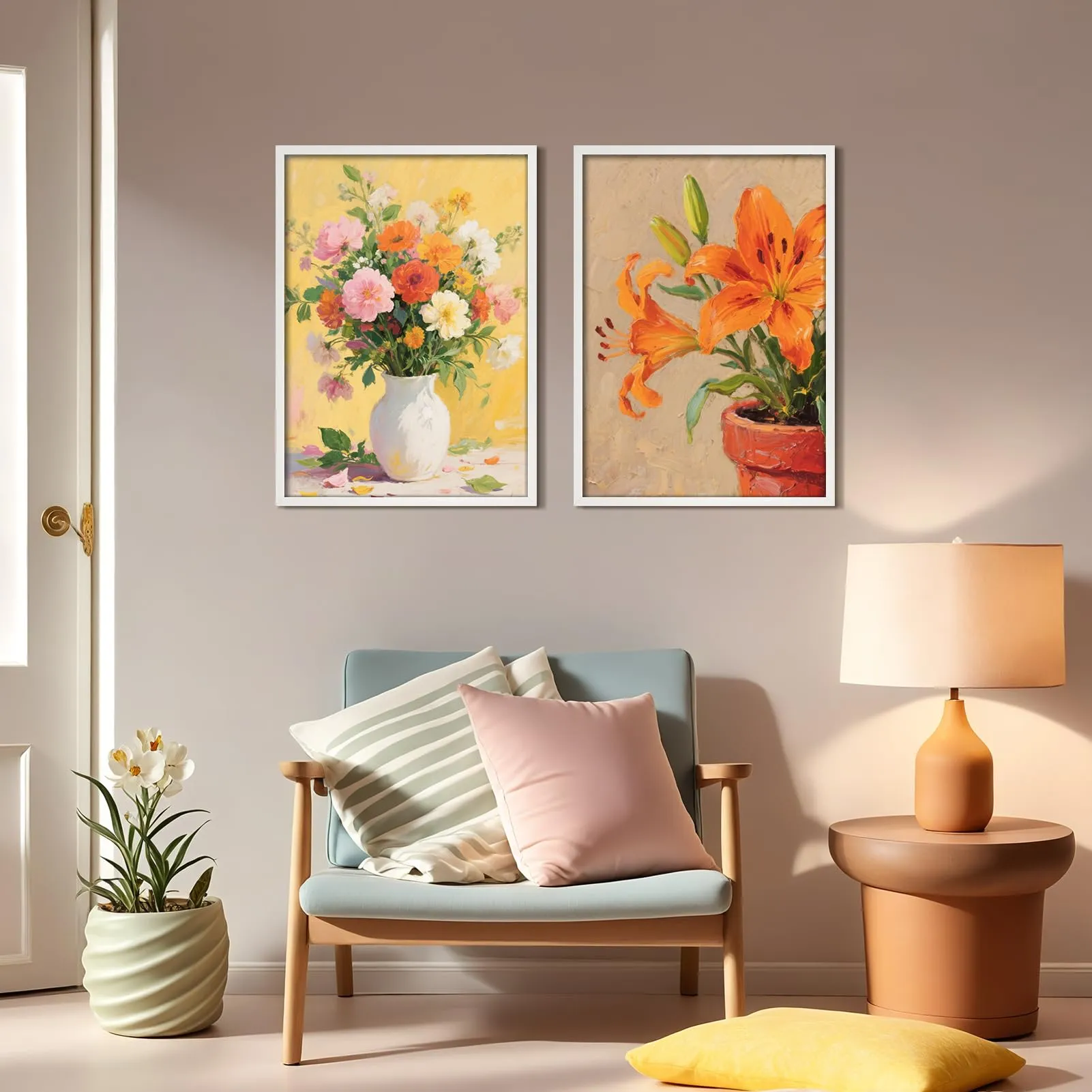 Giftgarden Cornice in Alluminio Bianca 50x70 cm - immagine 5