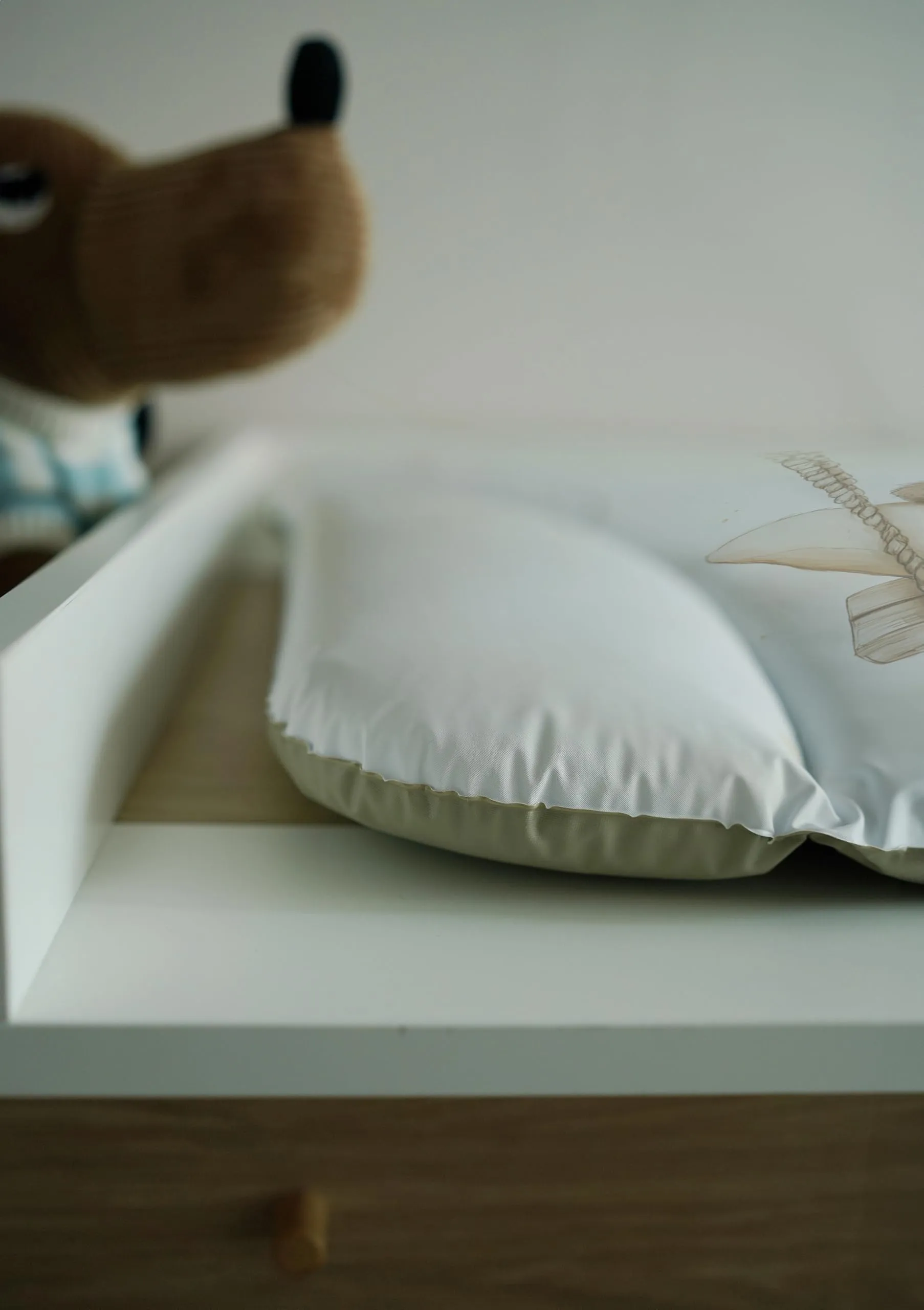 Ceba Baby Fasciatoio Materassino Lavabile e Impermeabile, 75x72 cm, Orsetto sull’altalena - immagine 9