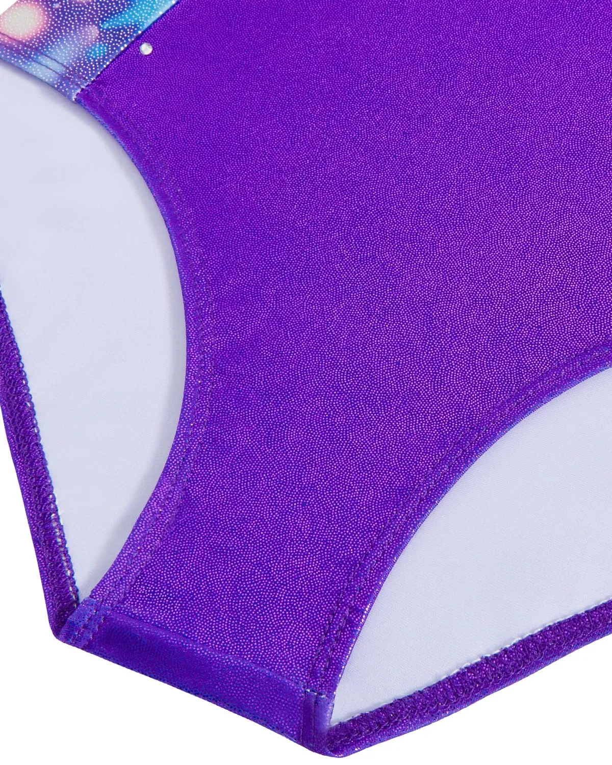 Gogokids Set da Ginnastica 3 Pezzi per Ragazze con Body senza Maniche, Pantaloncini e Fascia per Capelli - immagine 4