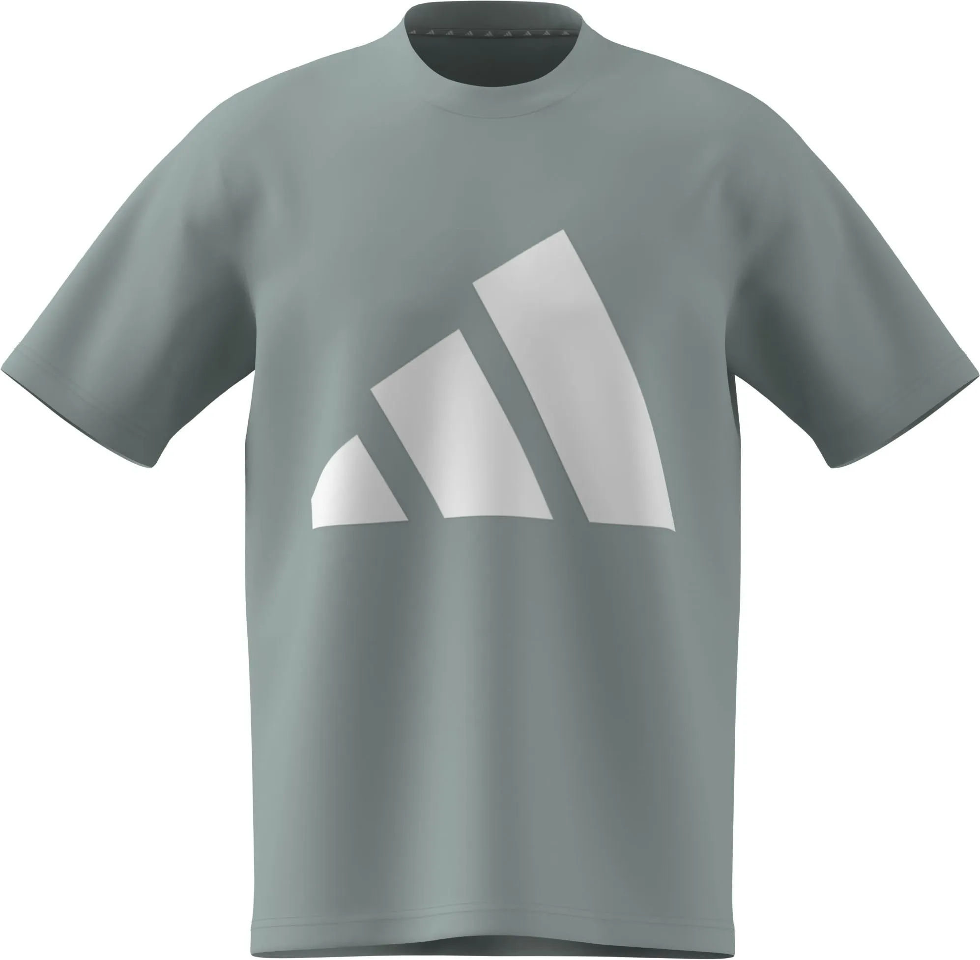 adidas Homme Essentials Big Logo Single Jersey Tee - Wonder Sage/White, L - immagine 4