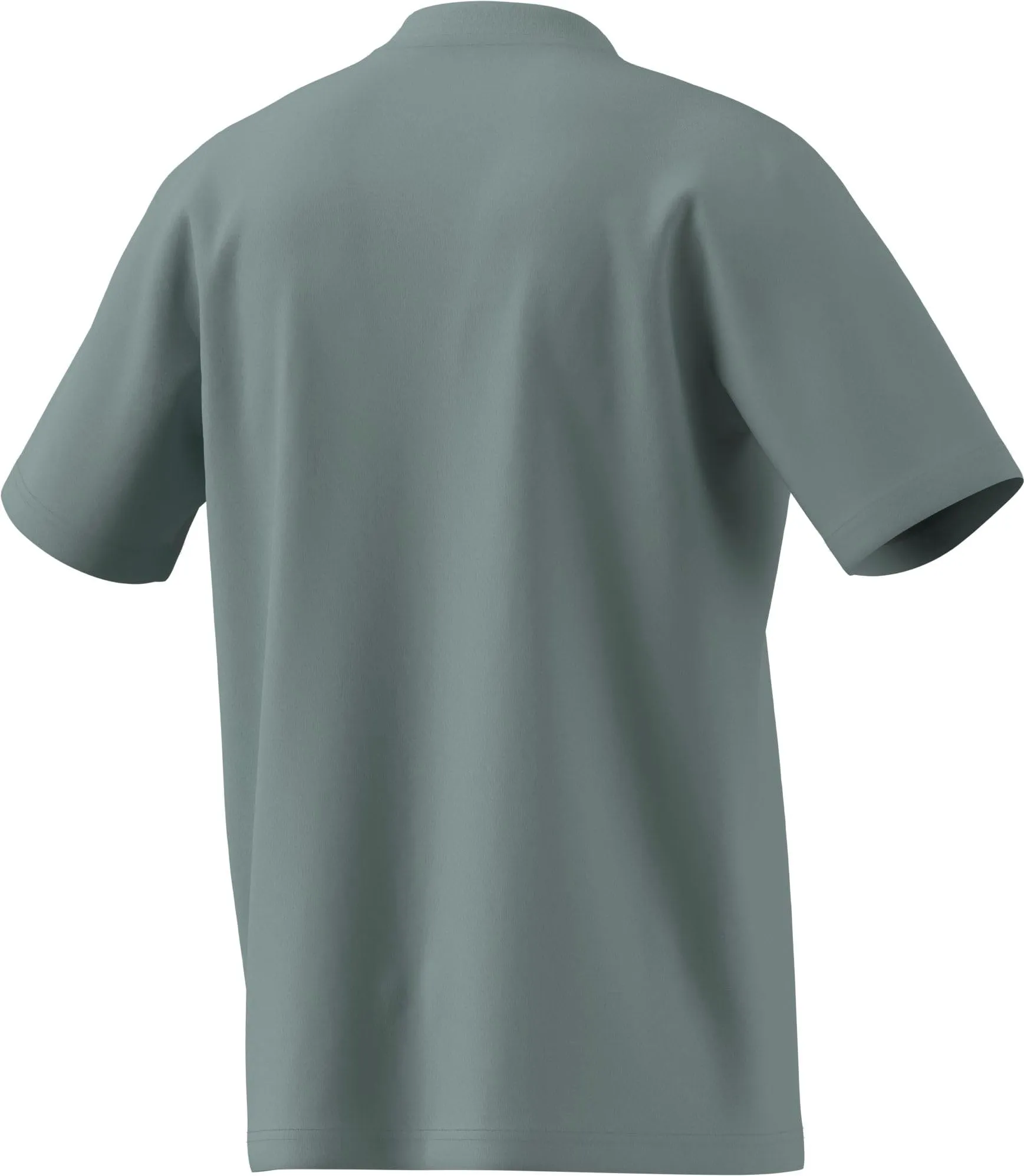 adidas Essentials Linear Single Jersey Tee - Wonder Sage/White, S - immagine 3