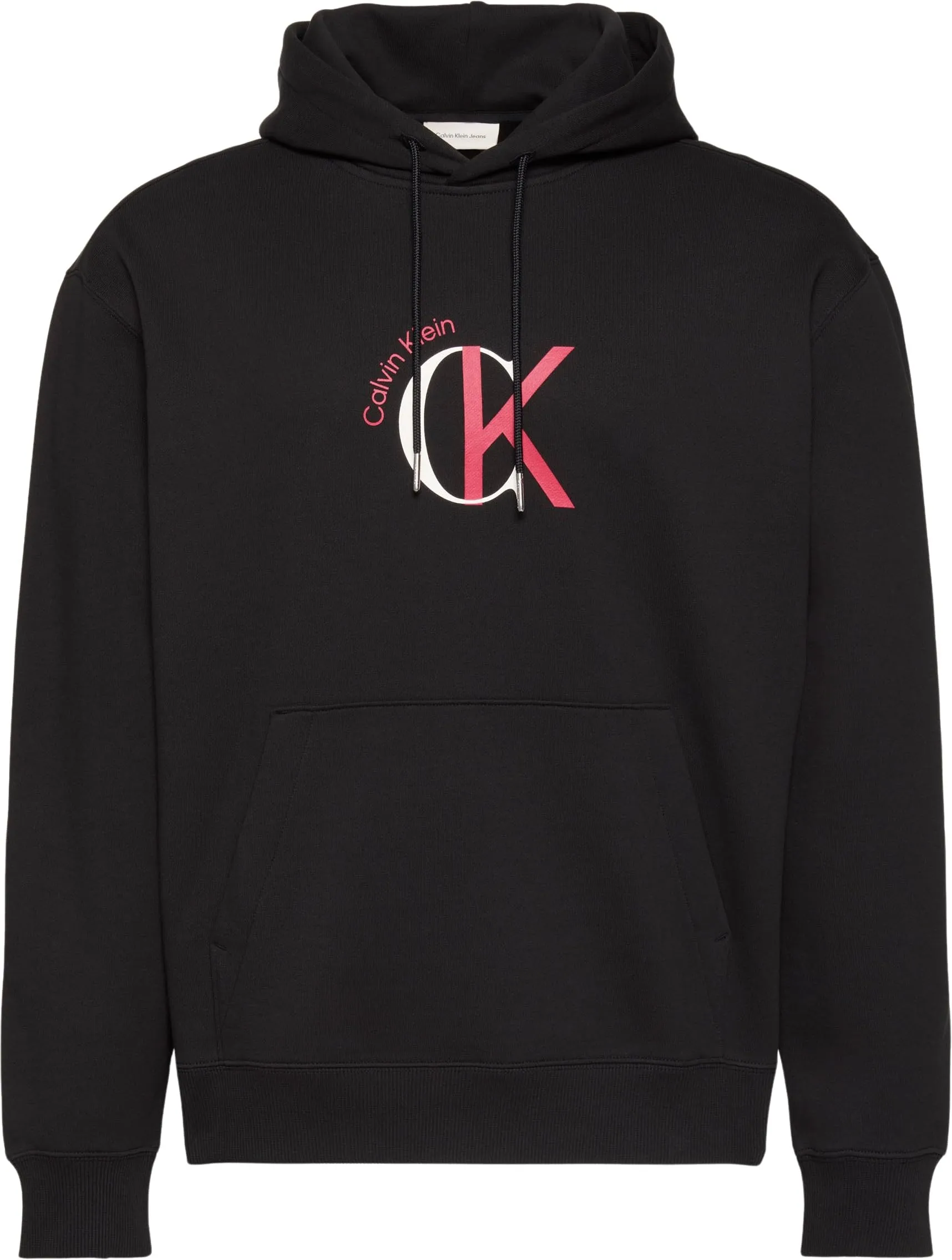 Calvin Klein Uomo Felpa con Cappuccio Terry Graphic, Nero, 2XL - immagine 7