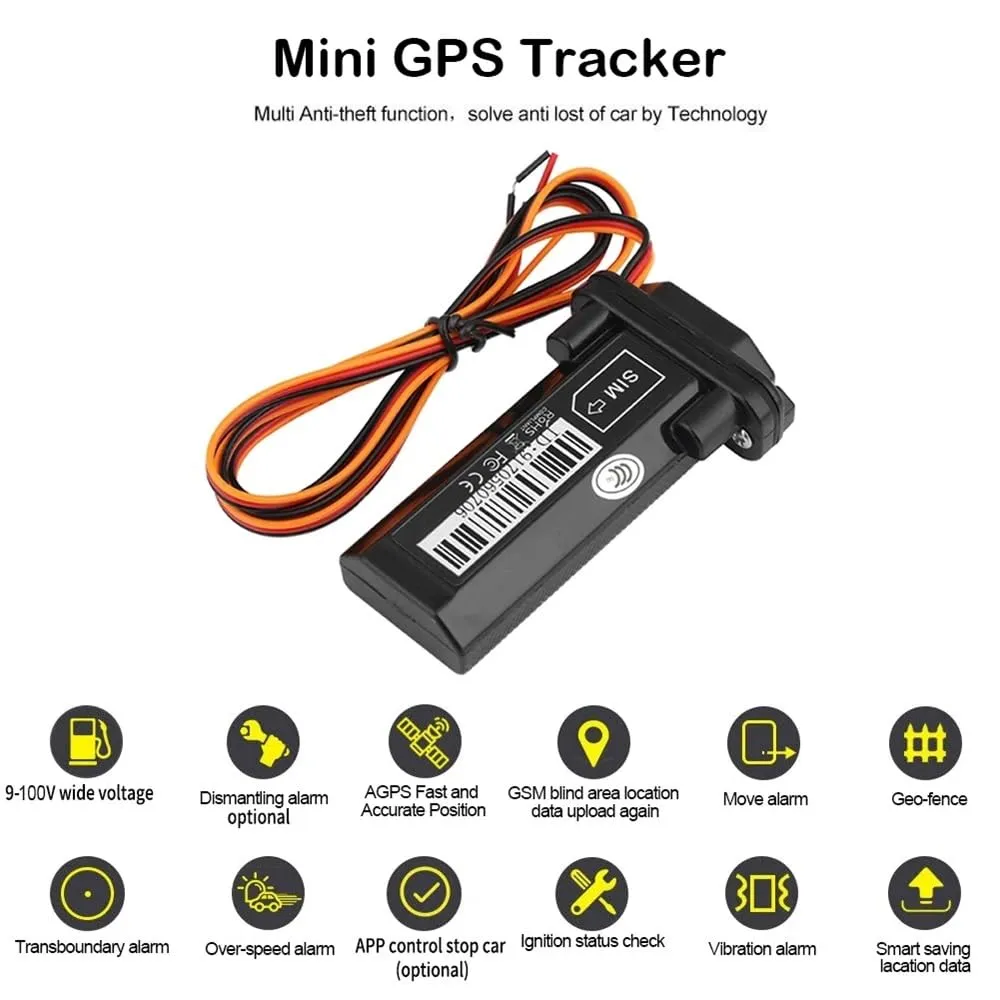 MZMZM Localizzatore GPS ST-901 per veicoli, auto e moto, impermeabile con tracciamento in tempo reale - immagine 2