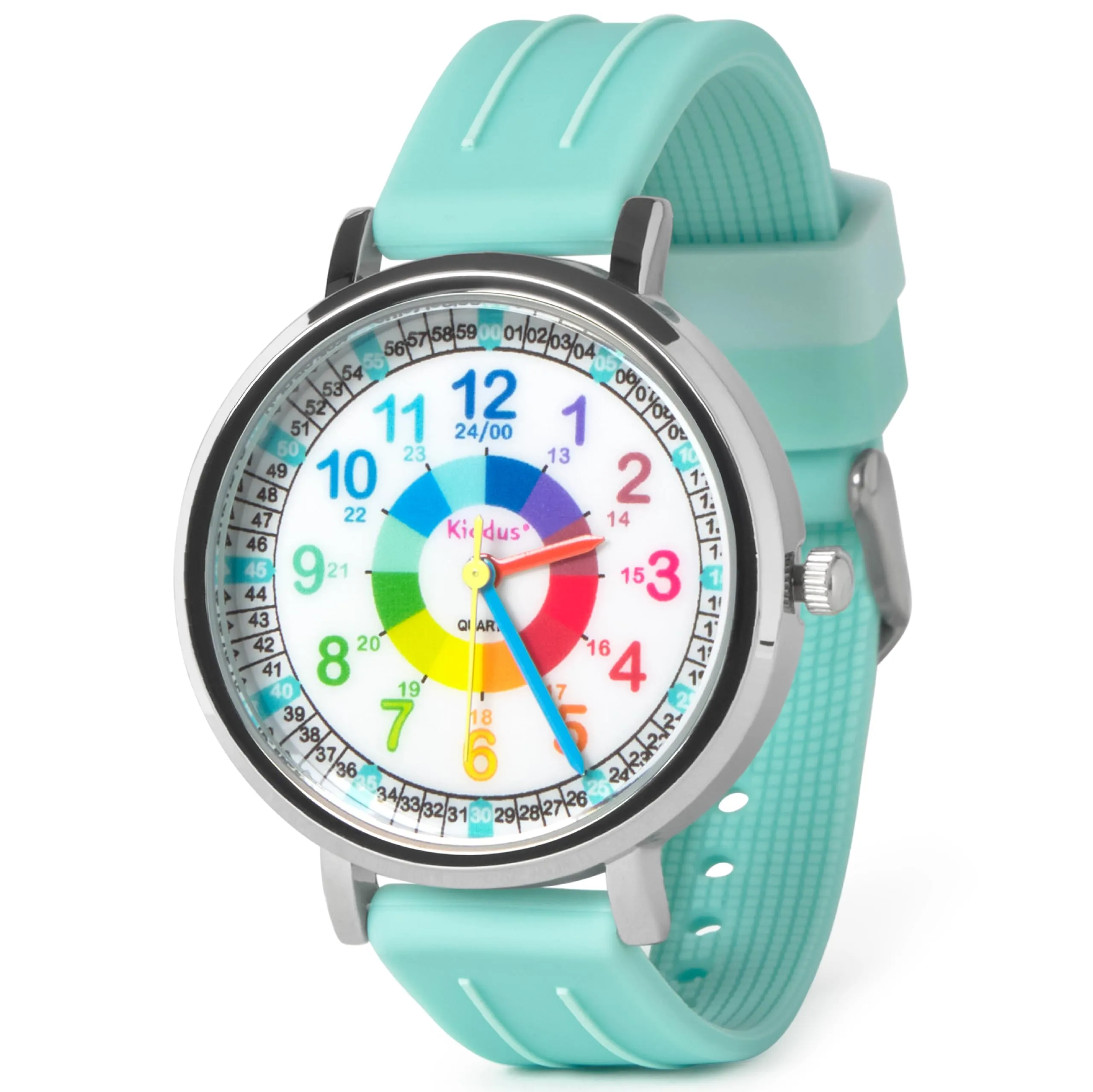 Kiddus Orologio Educativo Analogico per Bambini dai 5 Anni, 5ATM - immagine 1