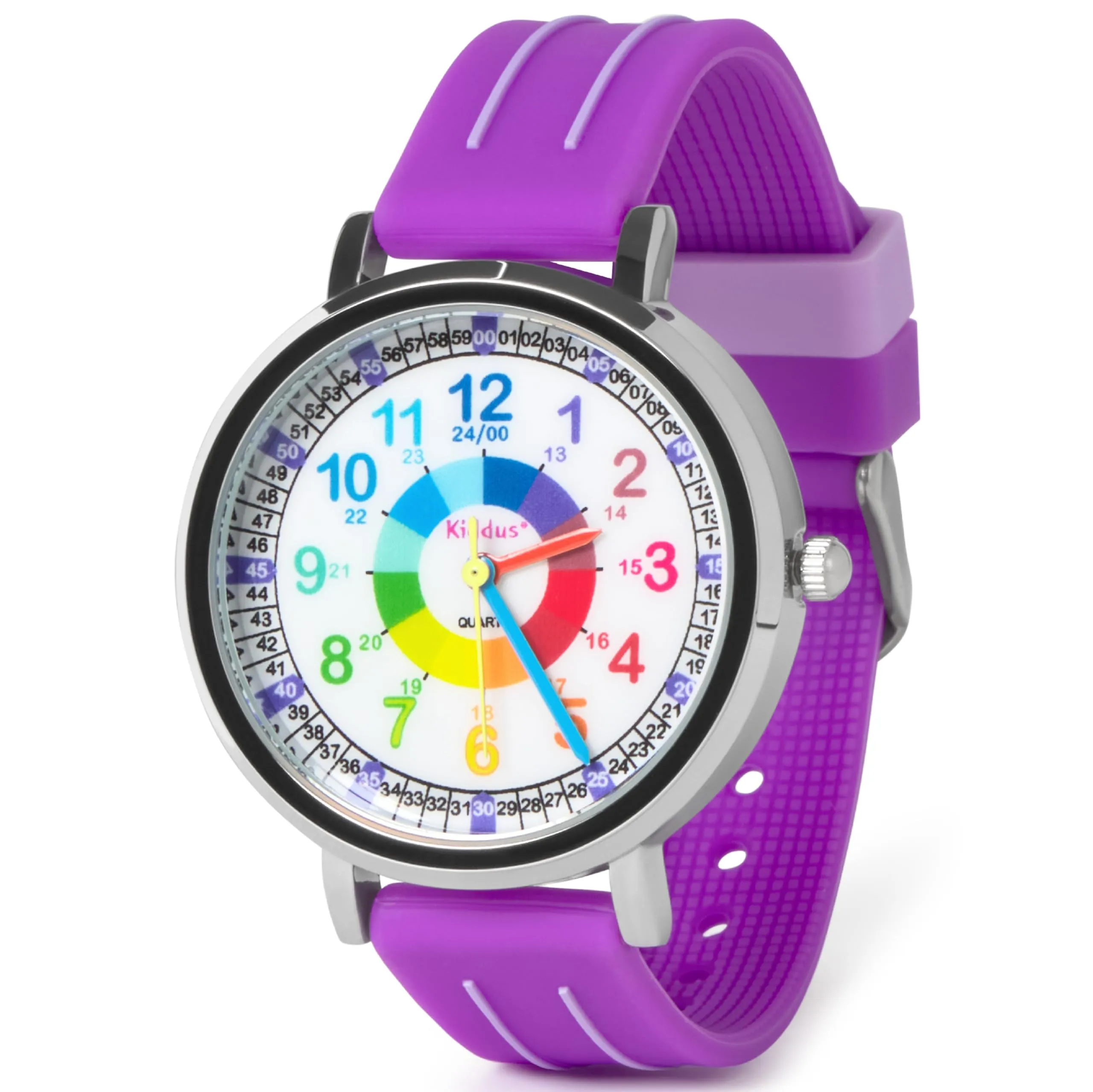 Kiddus Orologio Educativo Analogico per Bambini, 5 ATM, WA688 - immagine 1