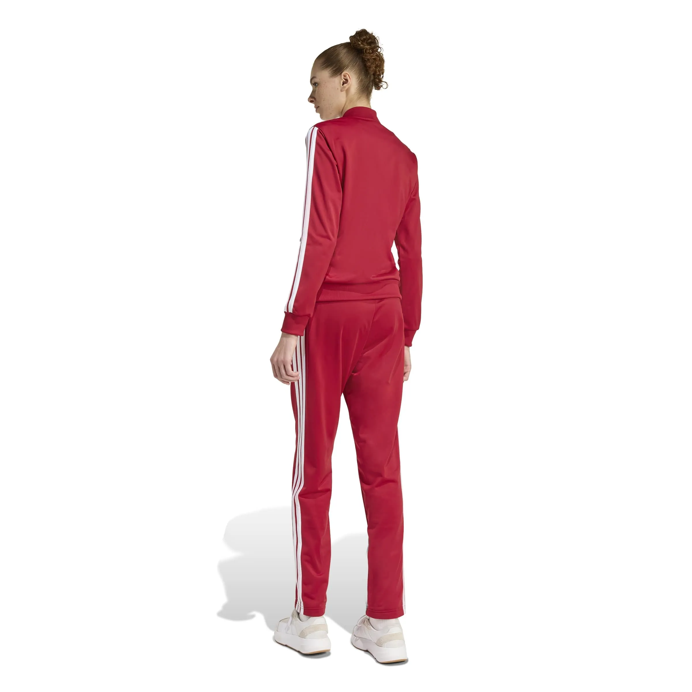 adidas Essentials 3-Stripes Tracksuit, Active Maroon, L - immagine 2