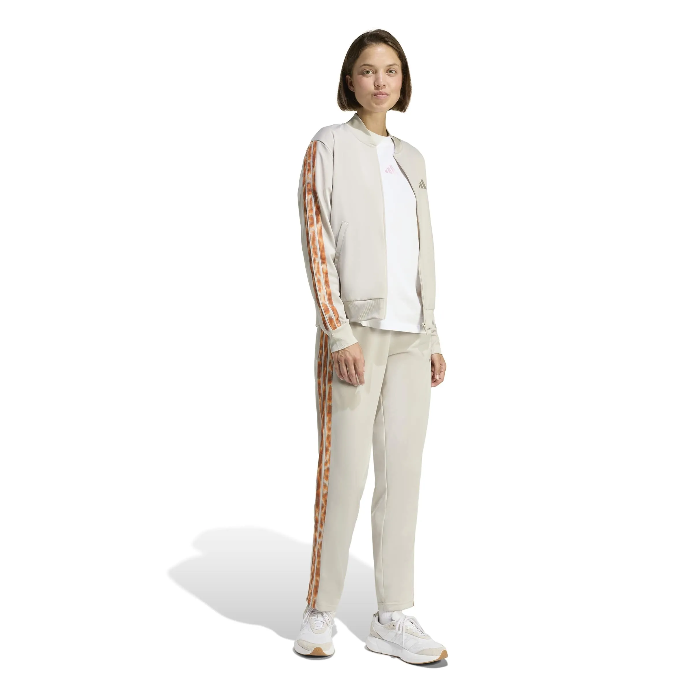 adidas Essentials 3-Stripes Tracksuit, Wonder Alumina/Multicolor, L - immagine 6