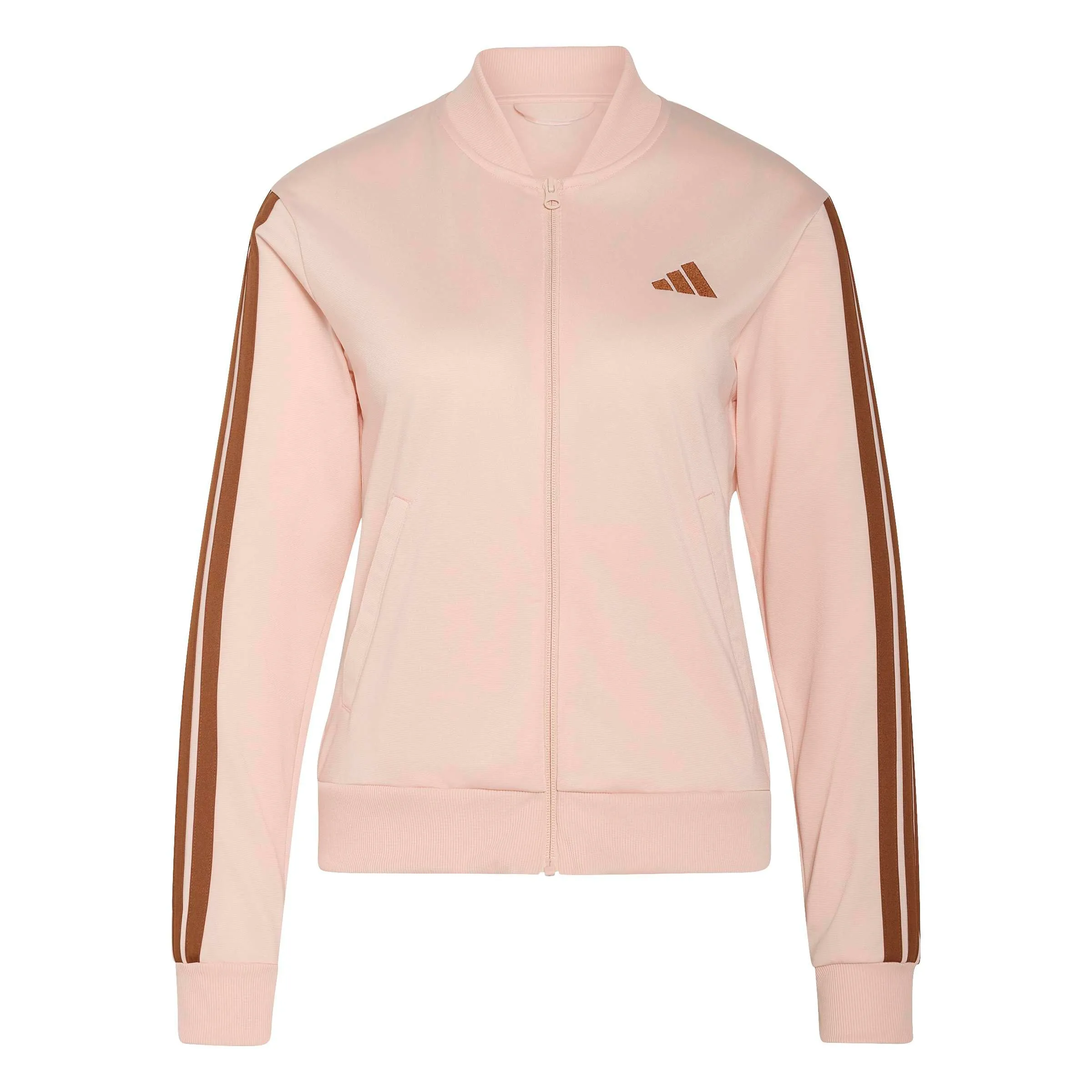 adidas Essentials 3-Stripes Tracksuit, Blush Pink, S - immagine 1