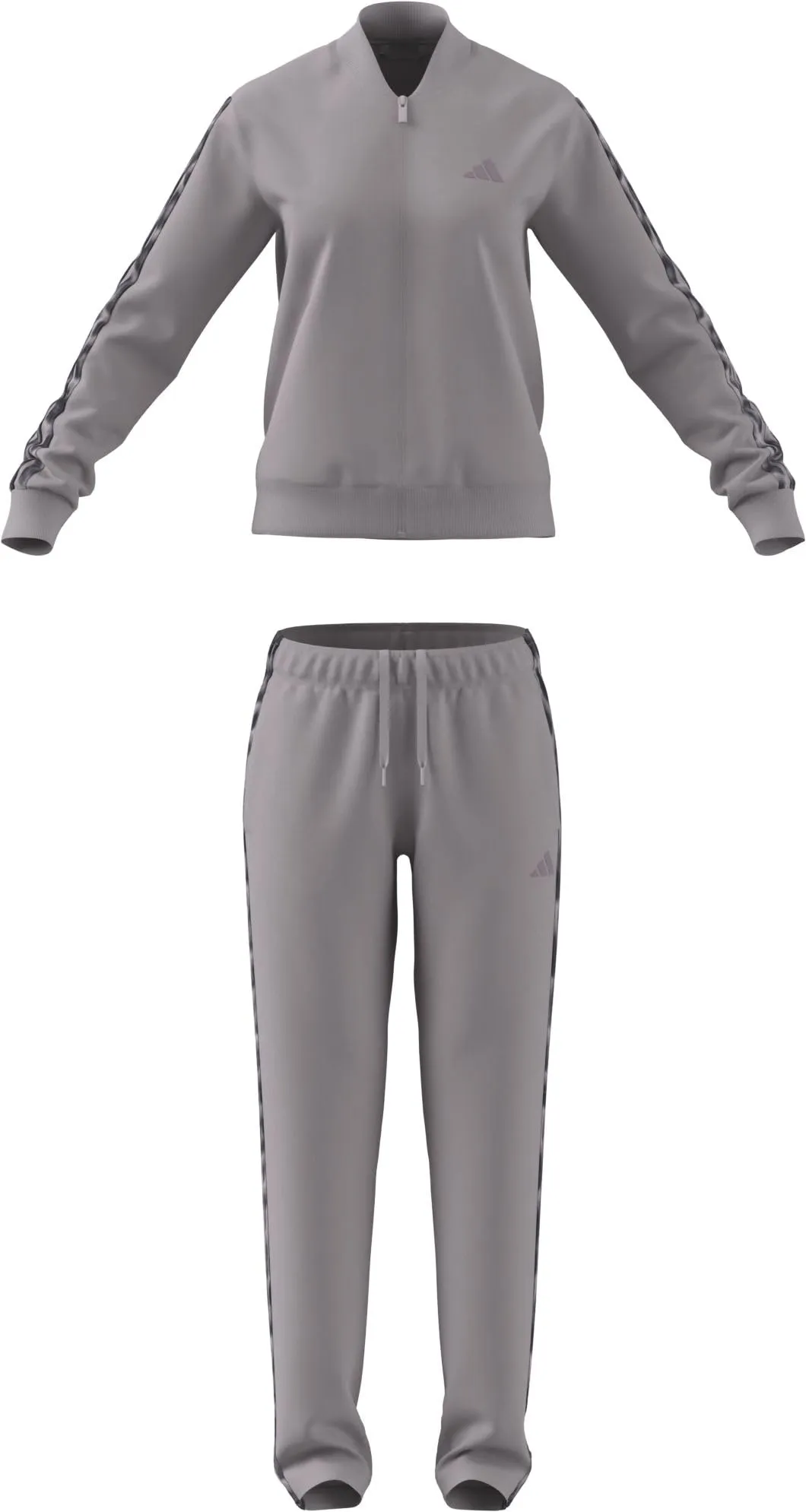 adidas Essentials 3-Stripes Tracksuit, Ice Purple/Multicolor, M - immagine 7