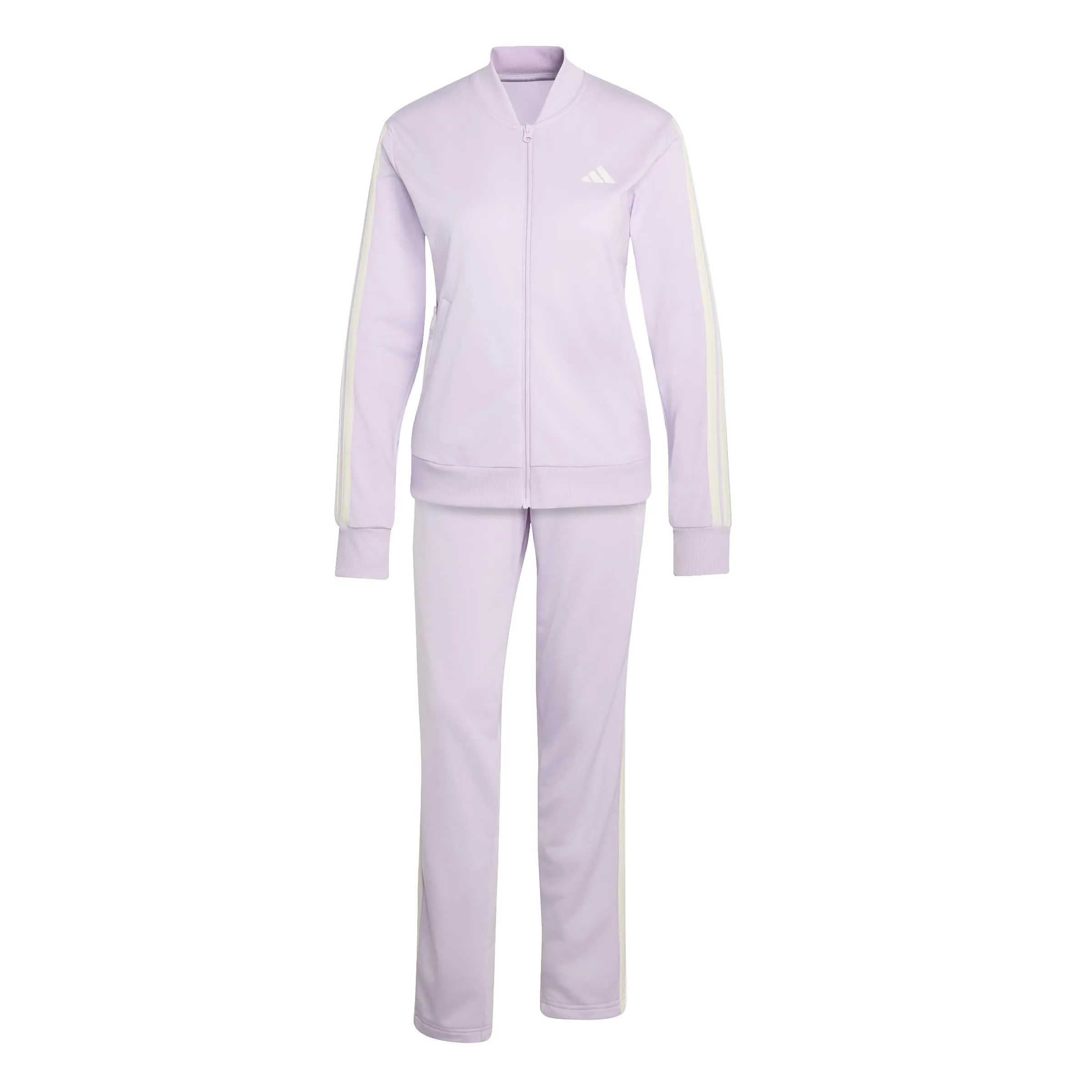 adidas Essentials 3-Stripes Tracksuit - Ice Lavender/Off White, XS - immagine 1