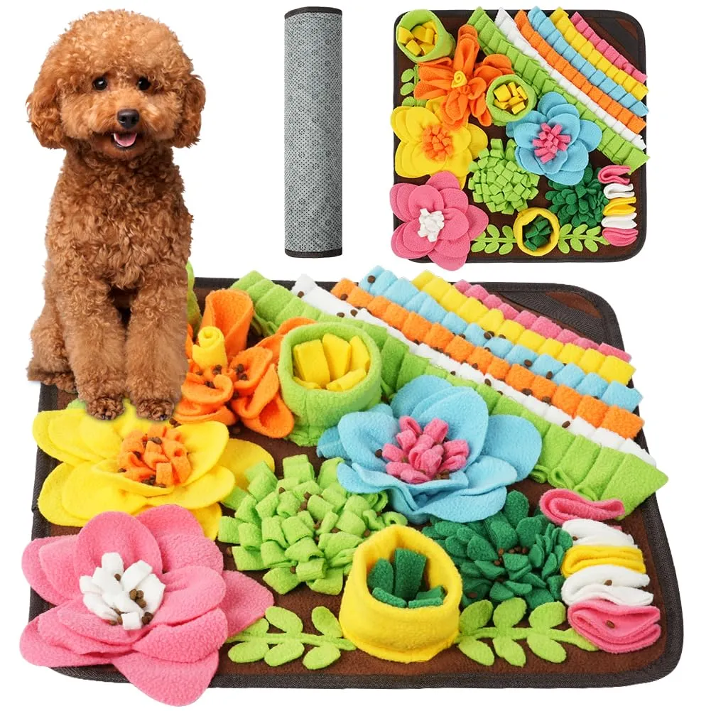OSDUE Tappeto Olfattivo per Cani, 39x39 cm, Lavabile e Antiscivolo, Giocattolo di Attivazione Mentale e Foraggiamento - immagine 1