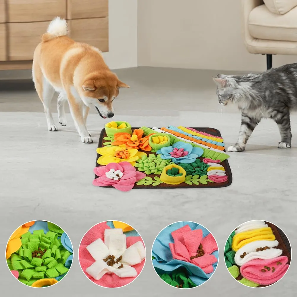 OSDUE Tappeto Olfattivo per Cani, 39x39 cm, Lavabile e Antiscivolo, Giocattolo di Attivazione Mentale e Foraggiamento - immagine 3