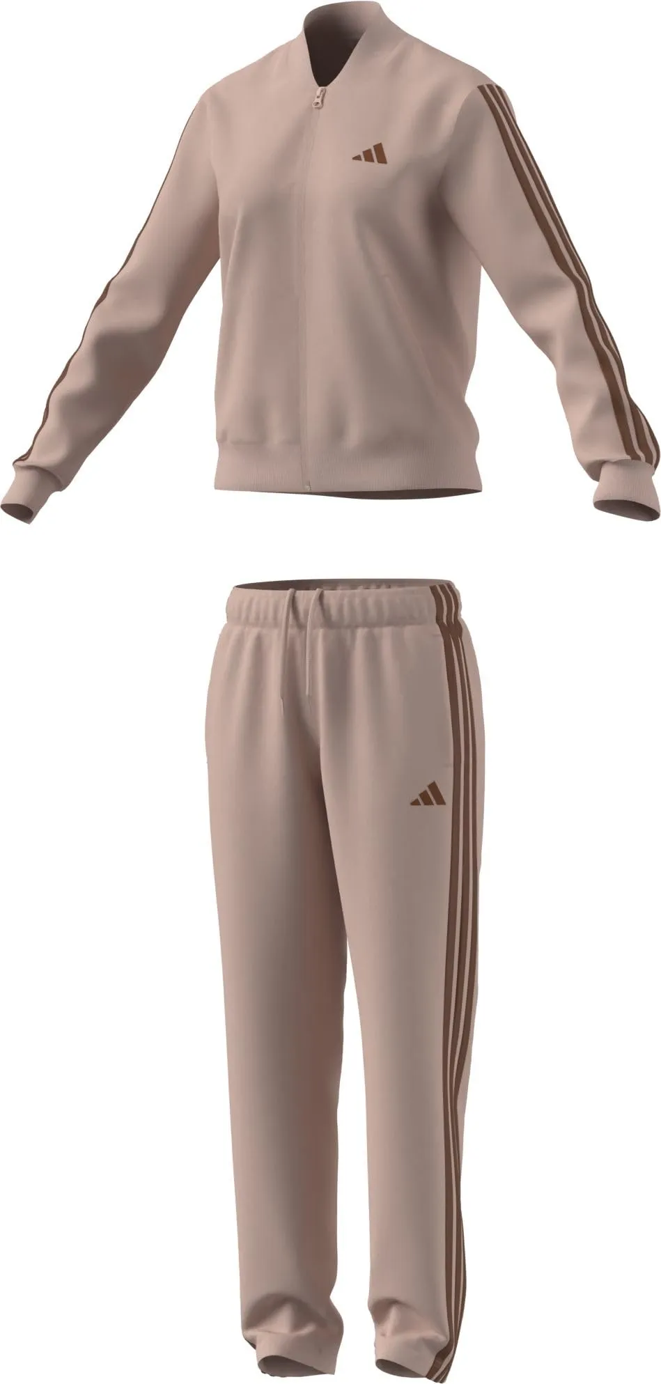 adidas Essentials 3-Stripes Tracksuit, Blush Pink, XS - immagine 7