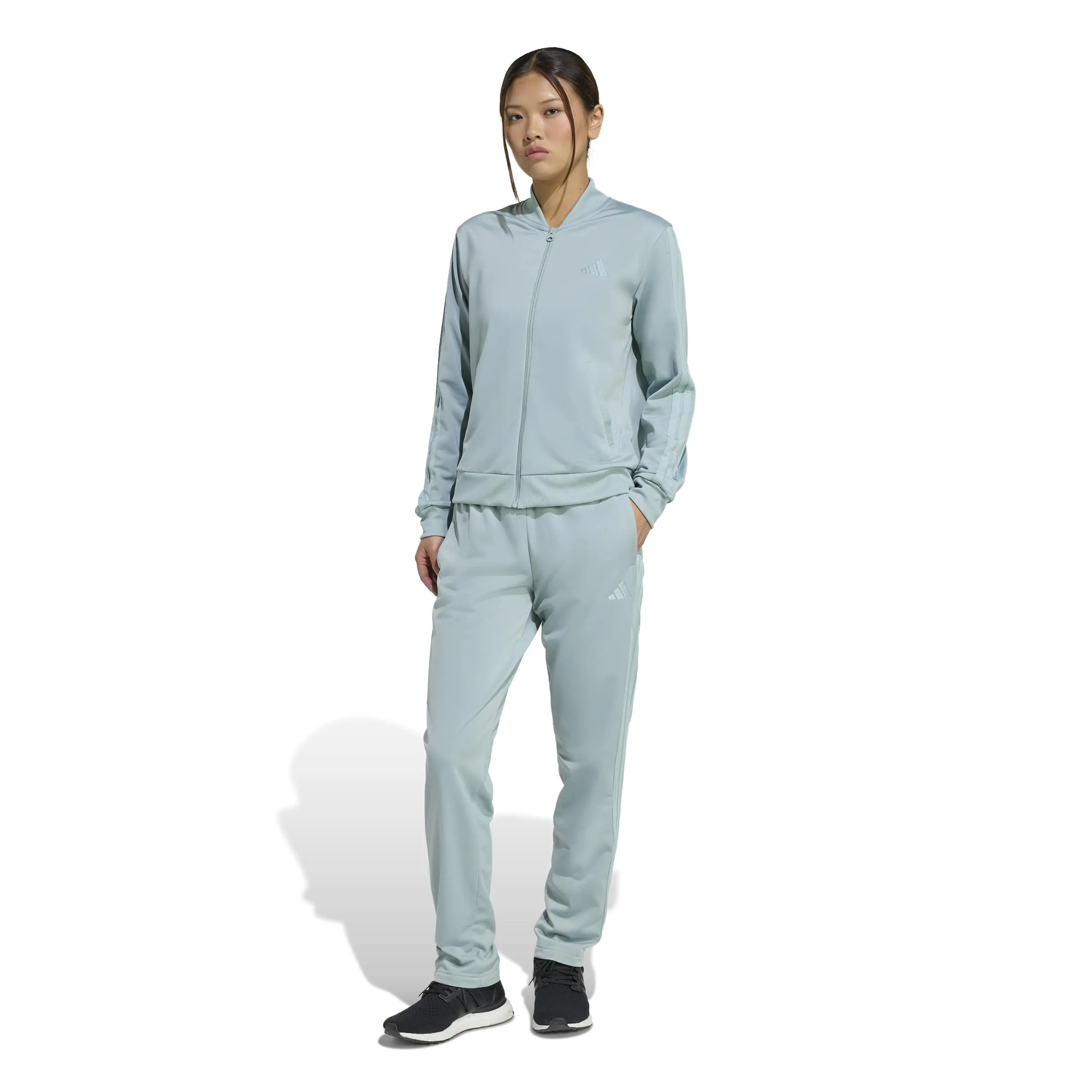 adidas Essentials 3-Stripes Tracksuit, Wonder Sage, XS - immagine 3