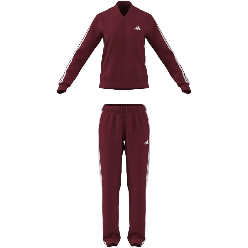 adidas Essentials 3-Stripes Tracksuit - Active Maroon, XS - immagine 7