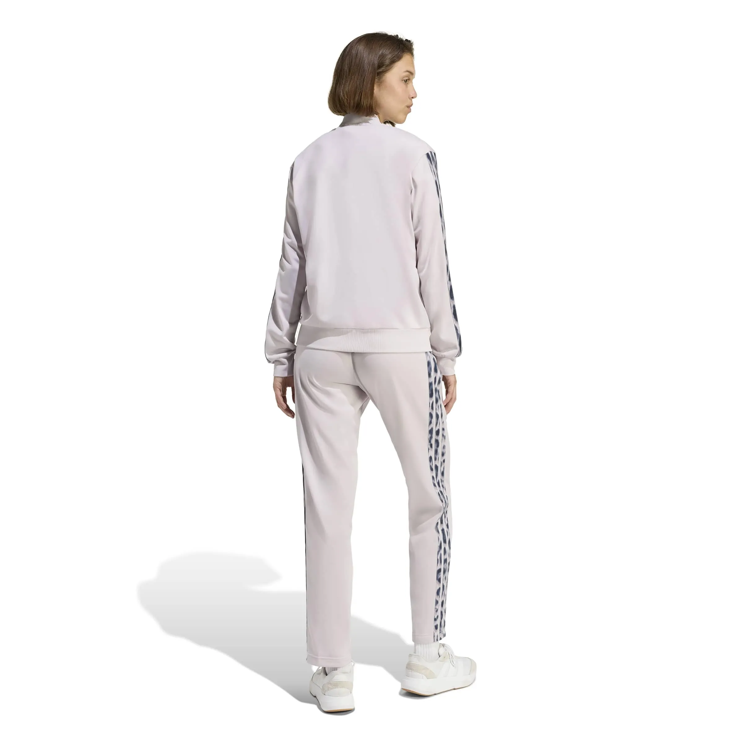 adidas Essentials 3-Stripes Tracksuit, Ice Purple/Multicolor, L - immagine 2