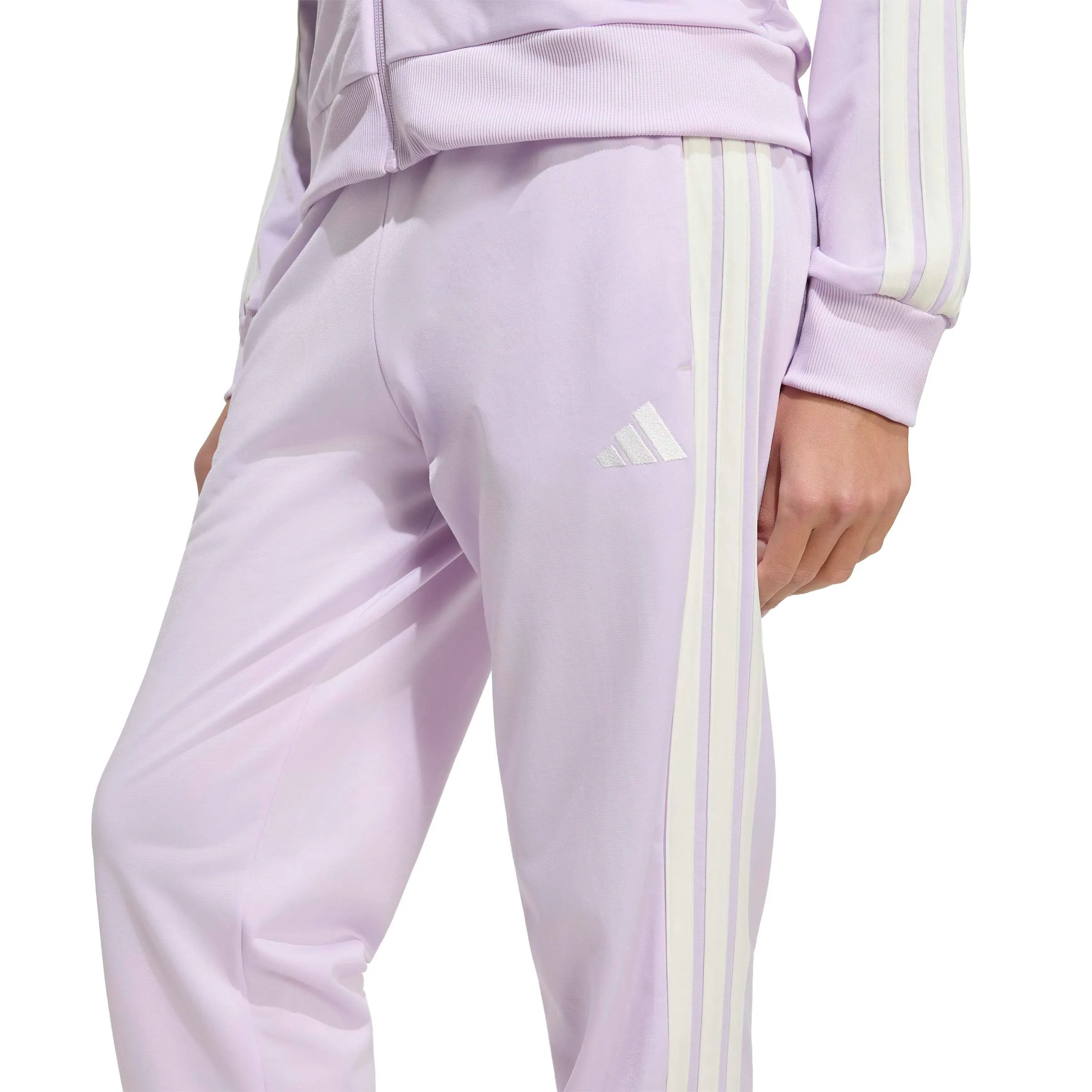 adidas Essentials 3-Stripes Tracksuit, Ice Lavender/Off White, L - immagine 5