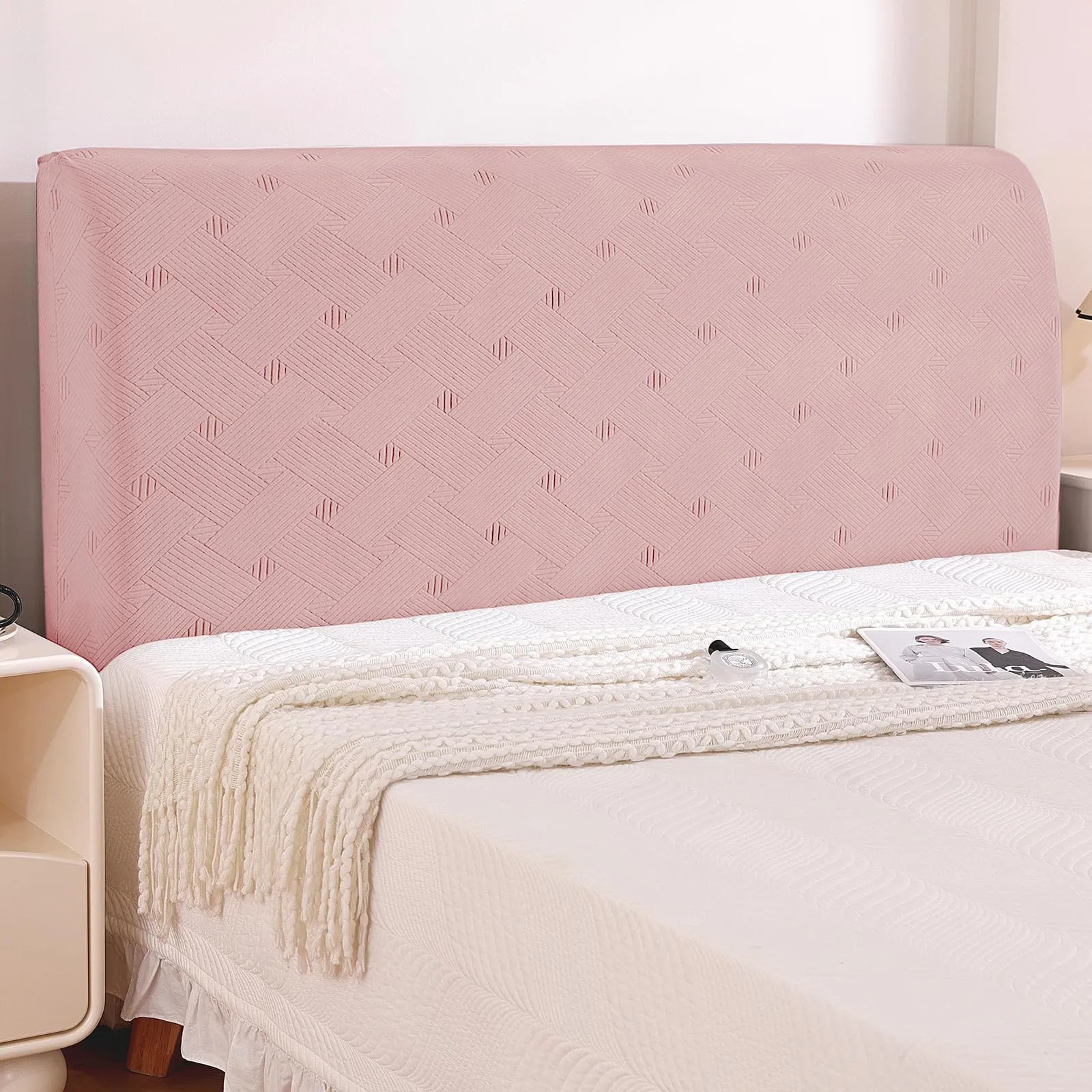 Ystyle Copri Testiera Letto Elasticizzata Matrimoniale, 180cm, Rose - immagine 1