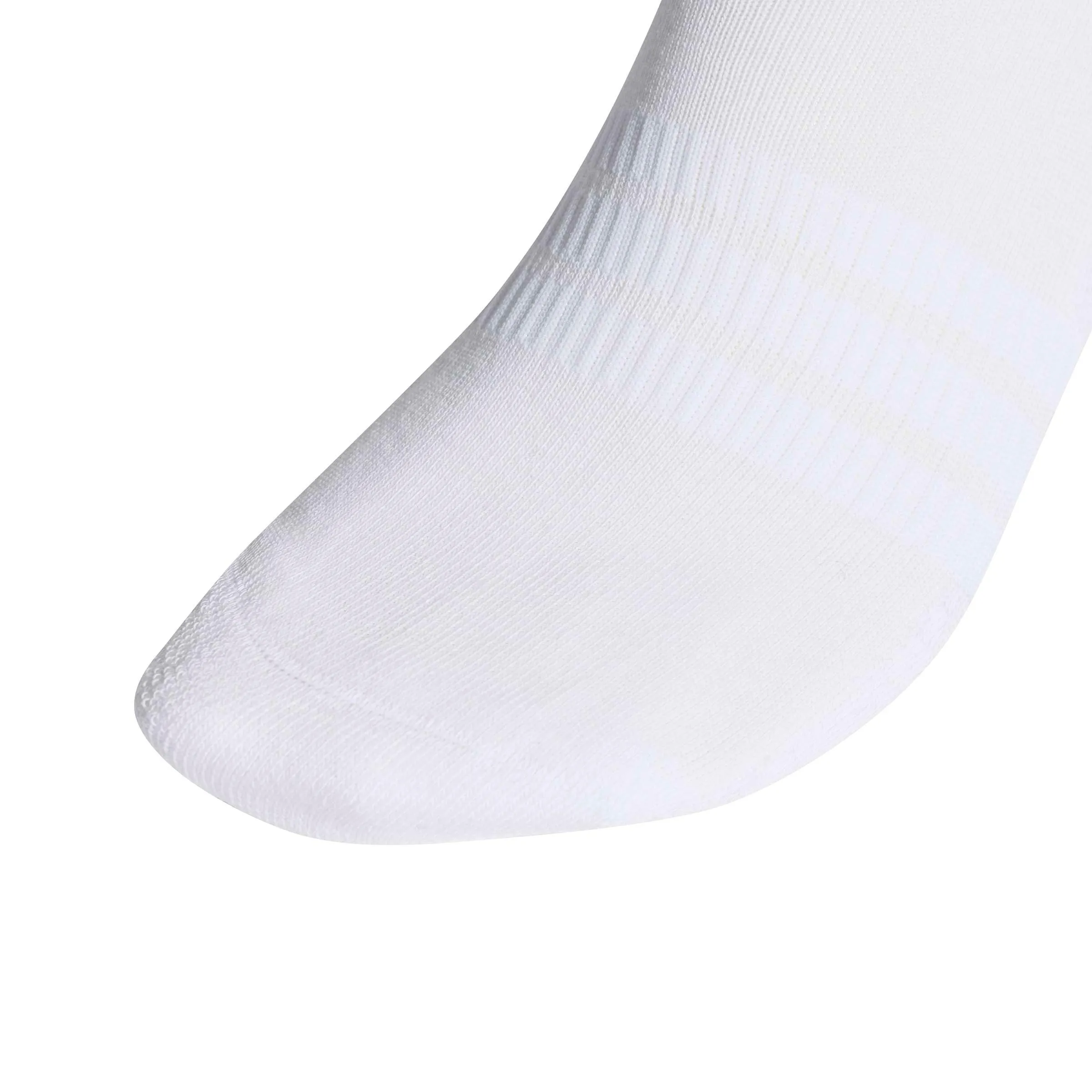 adidas Cushioned Crew Socks 6 Pair Pack, White/Grey Heather, 34-36 - immagine 2