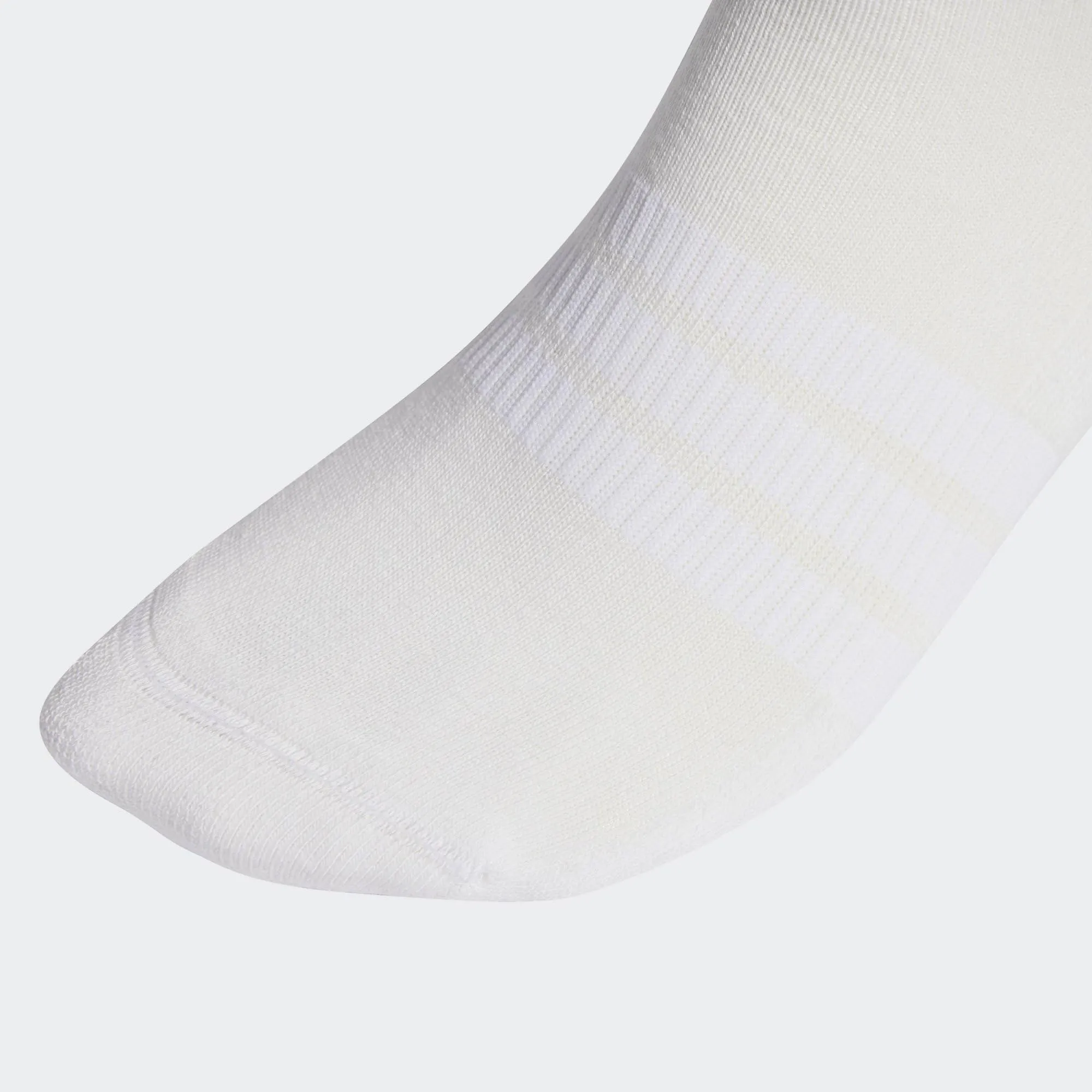 adidas Cushioned Crew Socks 6 Pair Pack, White/Black, 6-7 Years - immagine 2