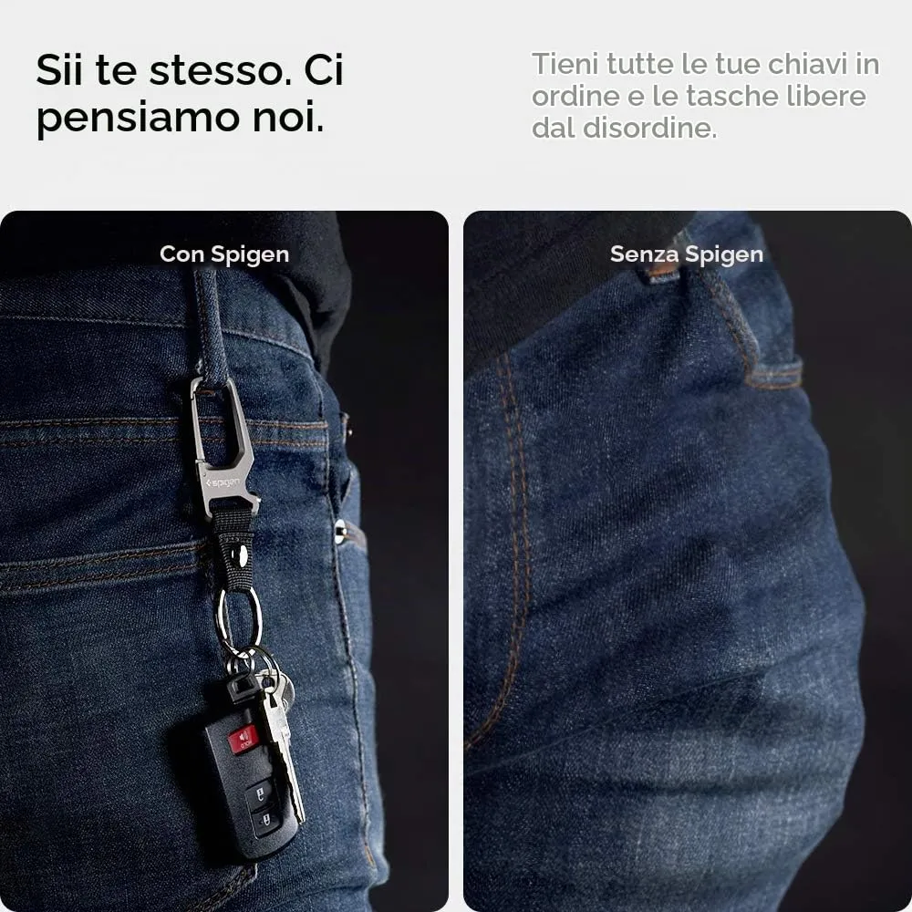 Spigen LIFE Moschettone Portachiavi Clip con Apribottiglie - immagine 3