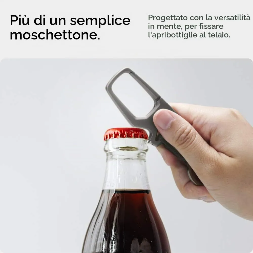 Spigen LIFE Moschettone Portachiavi Clip con Apribottiglie - immagine 5