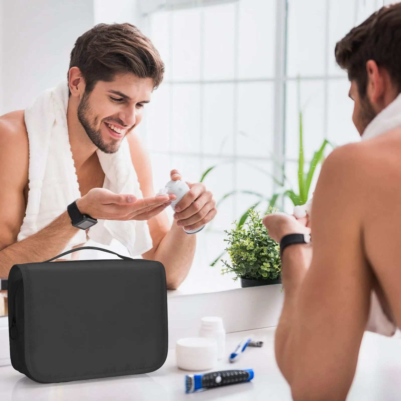 Zivacate Beauty Case da Appendere, Borsa da Toilette Impermeabile - immagine 7