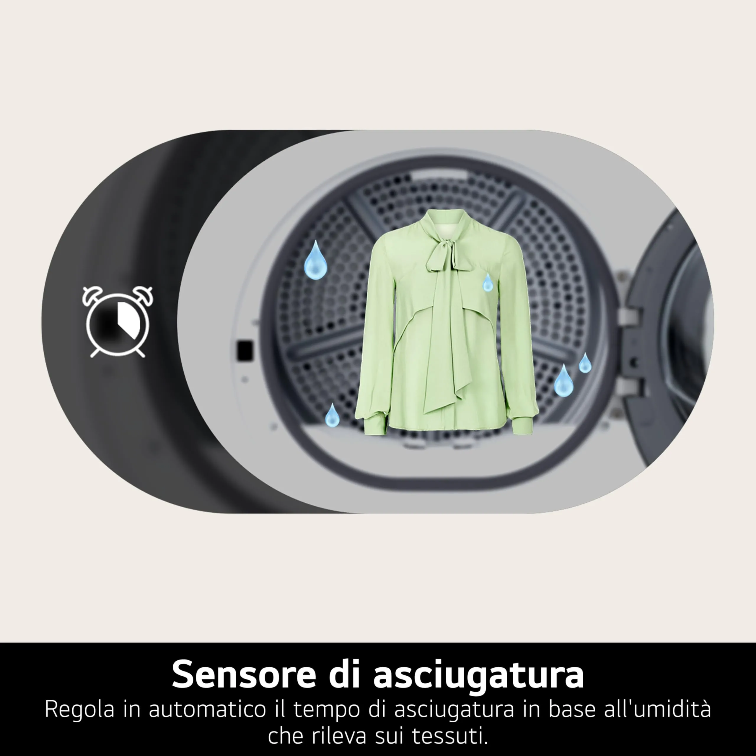 LG RH18U8AVCW Asciugatrice Smart 18kg Classe A+++ Pompa di Calore Dual Inverter Serie U8 Bianca - immagine 10