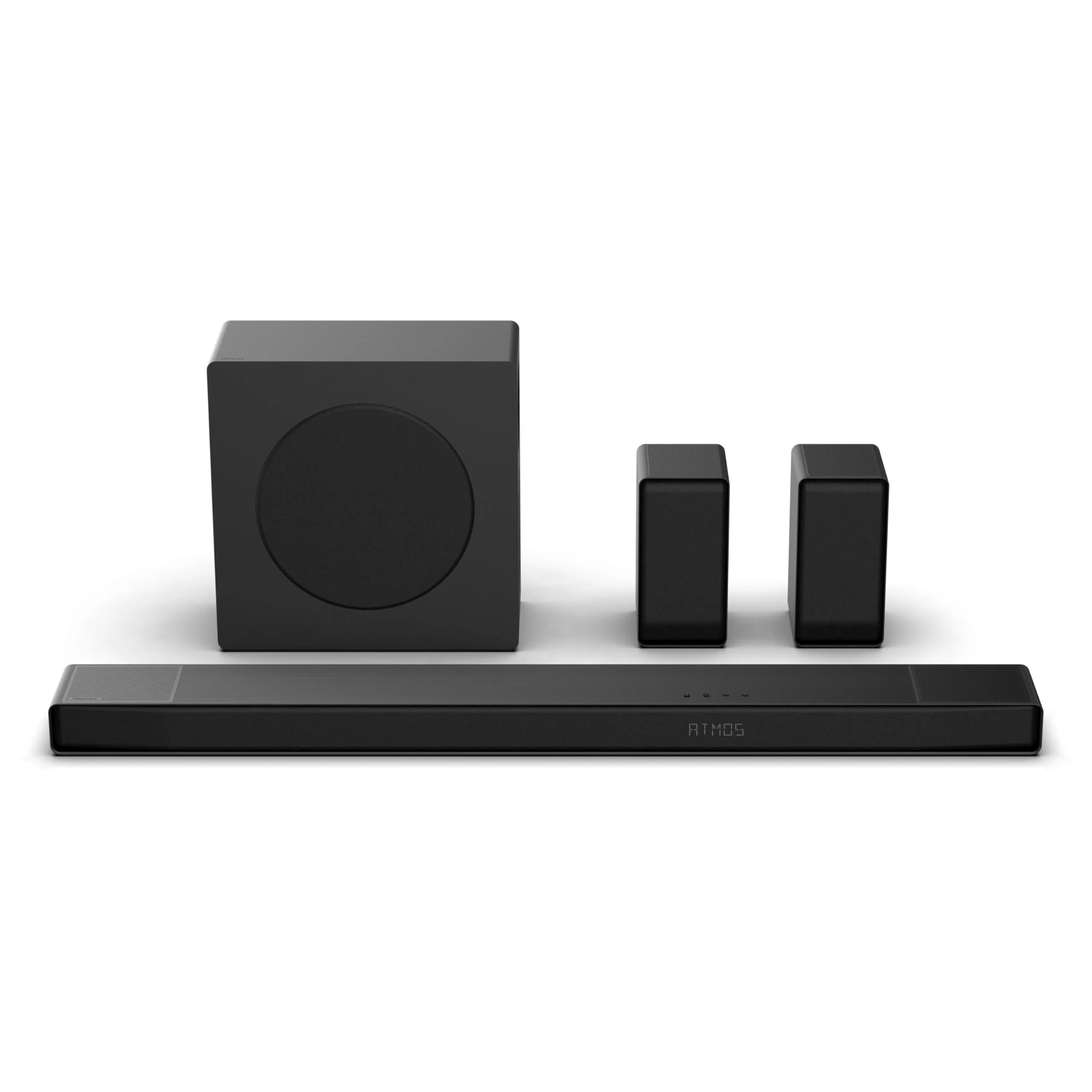 Hisense AX5140Q 5.1.4 Channel Soundbar with Wireless Subwoofer and Rear Surround Speakers, Dolby Atmos, DTS:X - immagine 1