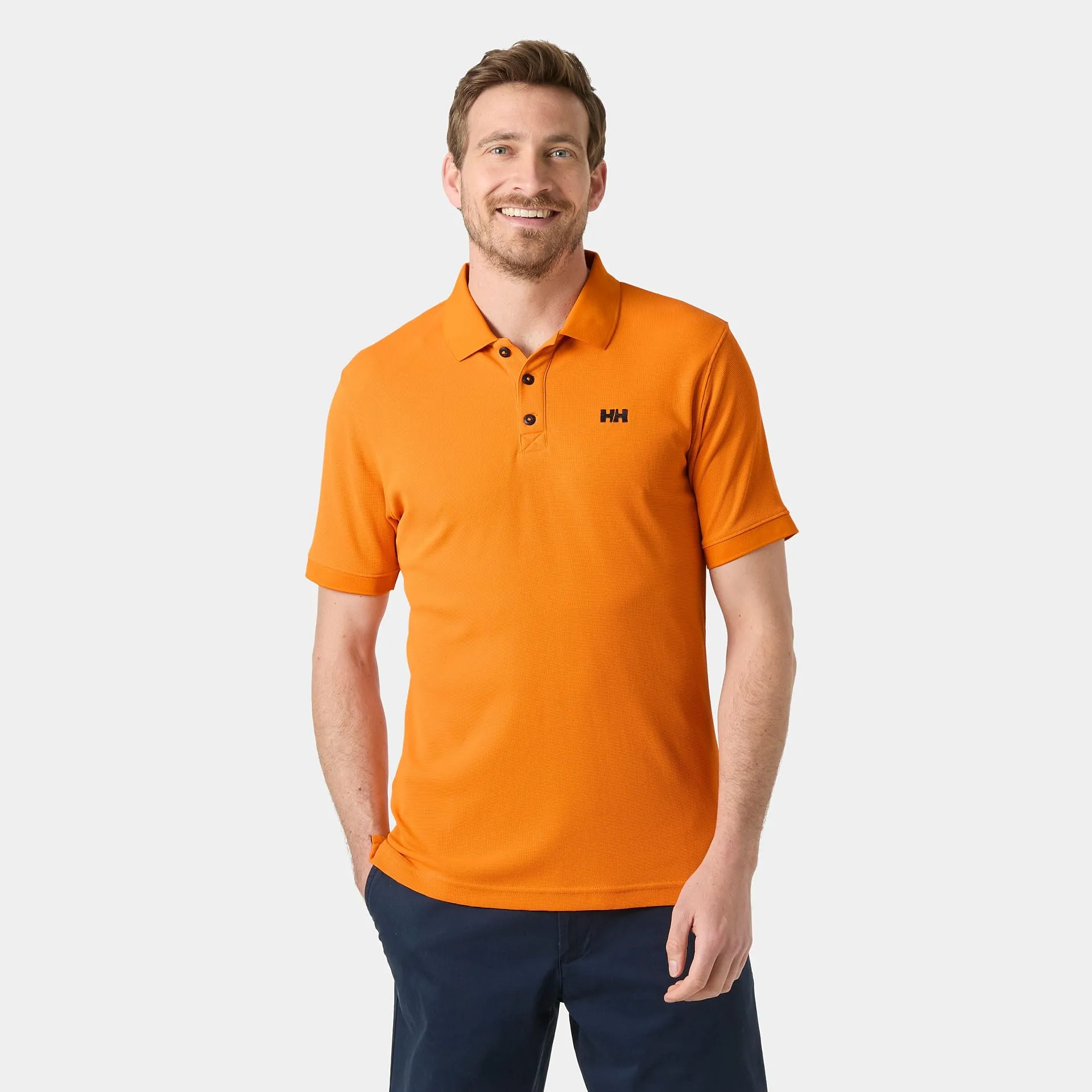 Helly Hansen Polo a Deriva Uomo, Arancio Infiammatorio, 3XL - immagine 2