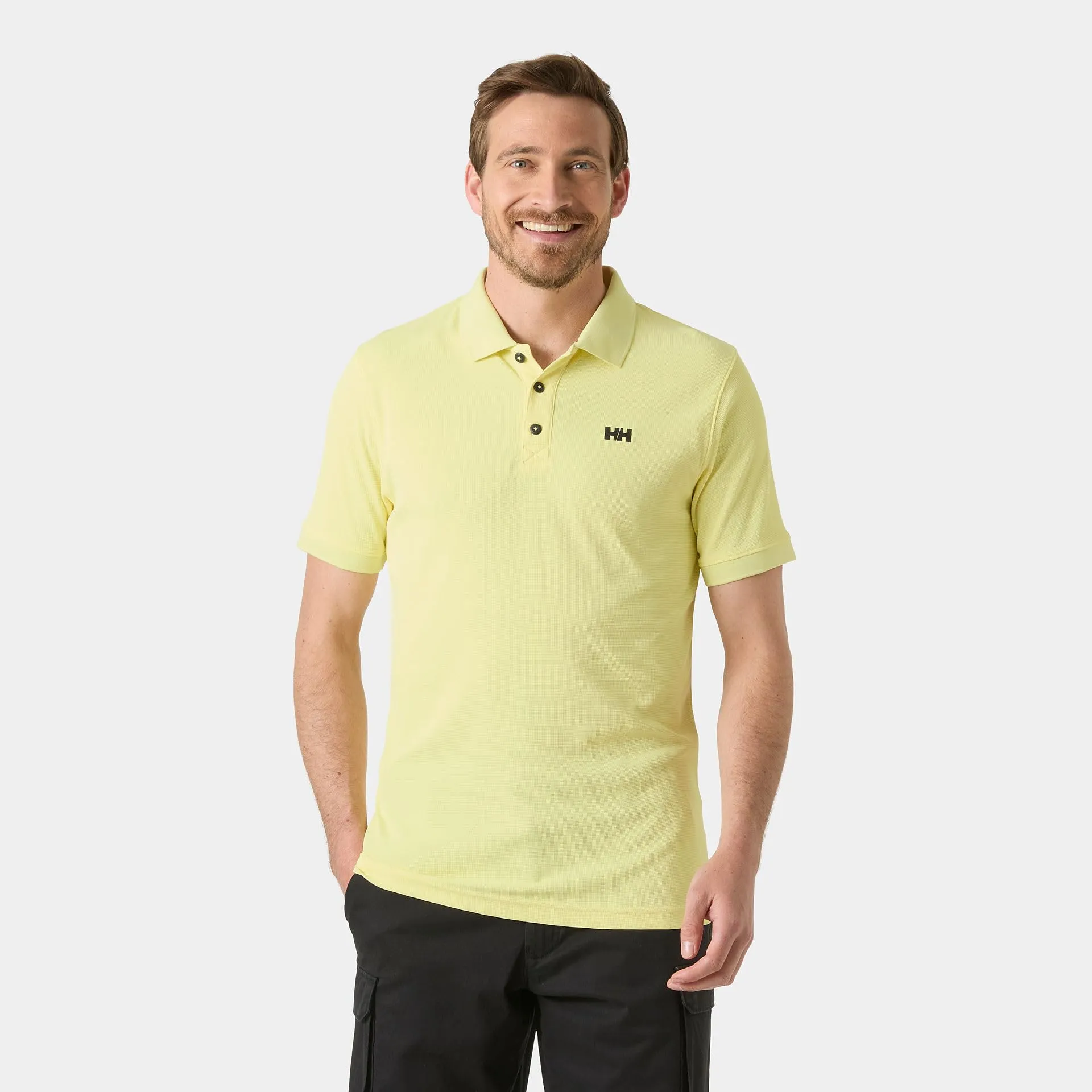 Helly Hansen Polo a Deriva Uomo, Pera Gialla, XL - immagine 2