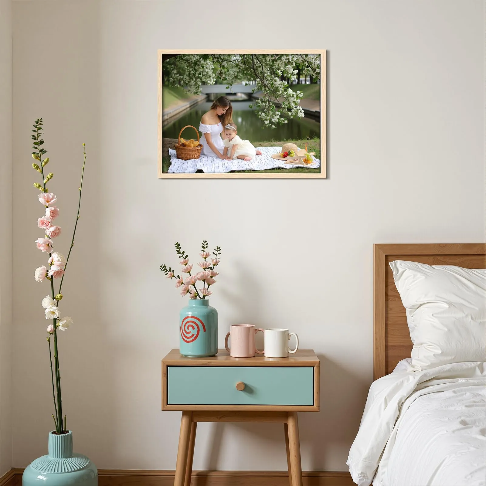 Ditwis Cornice 30x40 cm Color Naturale per Poster, Foto e Opere d'Arte - immagine 4