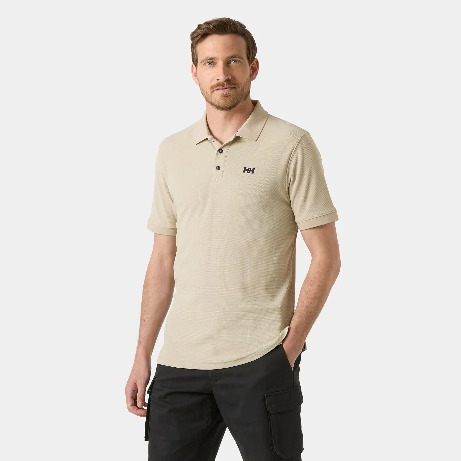 Helly Hansen Polo a Deriva Uomo, Kaki, M - immagine 2