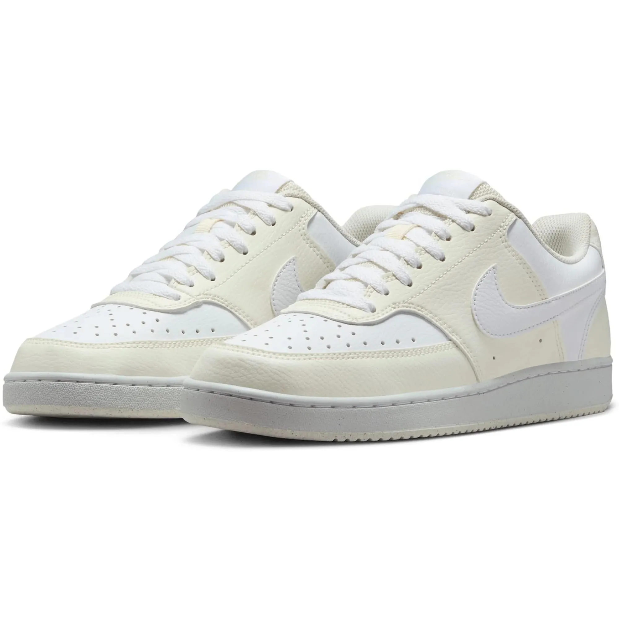Nike W Court Vision Lo NN Sneaker Donna, Bianco Perlato Morbido, 39 EU - immagine 2