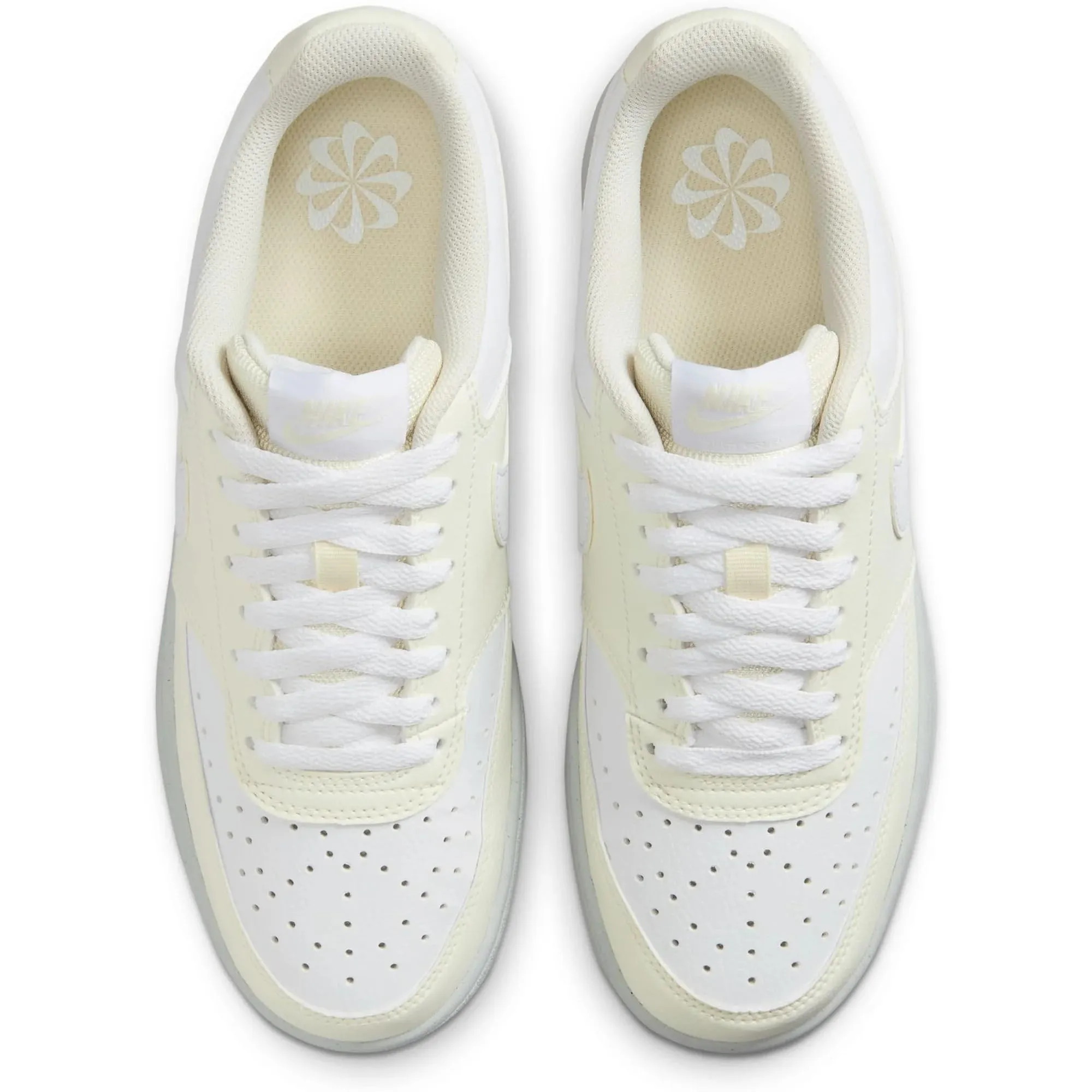 Nike W Court Vision Lo NN Sneaker Donna, Bianco Perlato Morbido, 39 EU - immagine 5