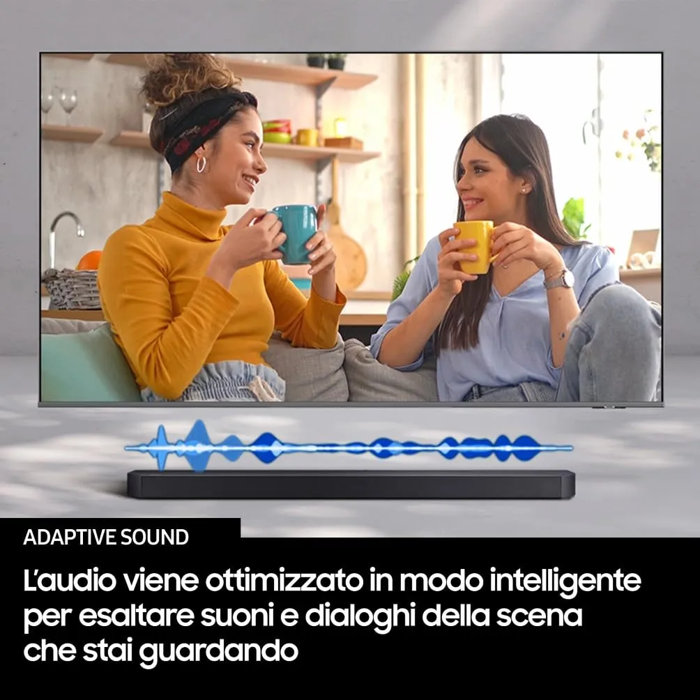 Samsung Soundbar HW-B46CF/ZF Serie B 2.1 Channel, Titan Black, 2025 - immagine 8