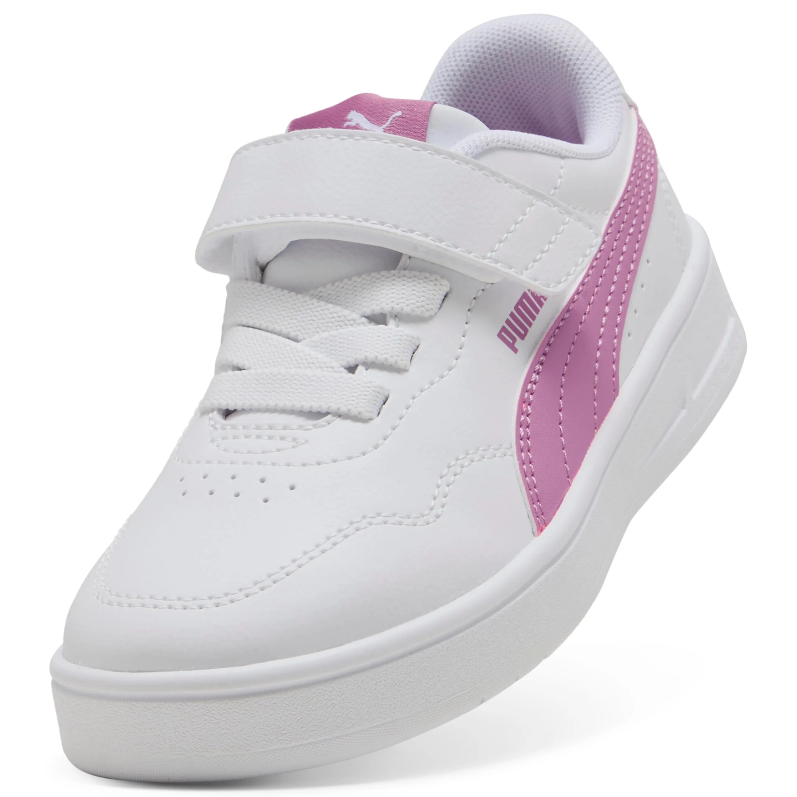 PUMA Court Lally AC+ PS Sneaker, White-Mauve Pop, 11.5 UK Child - immagine 6