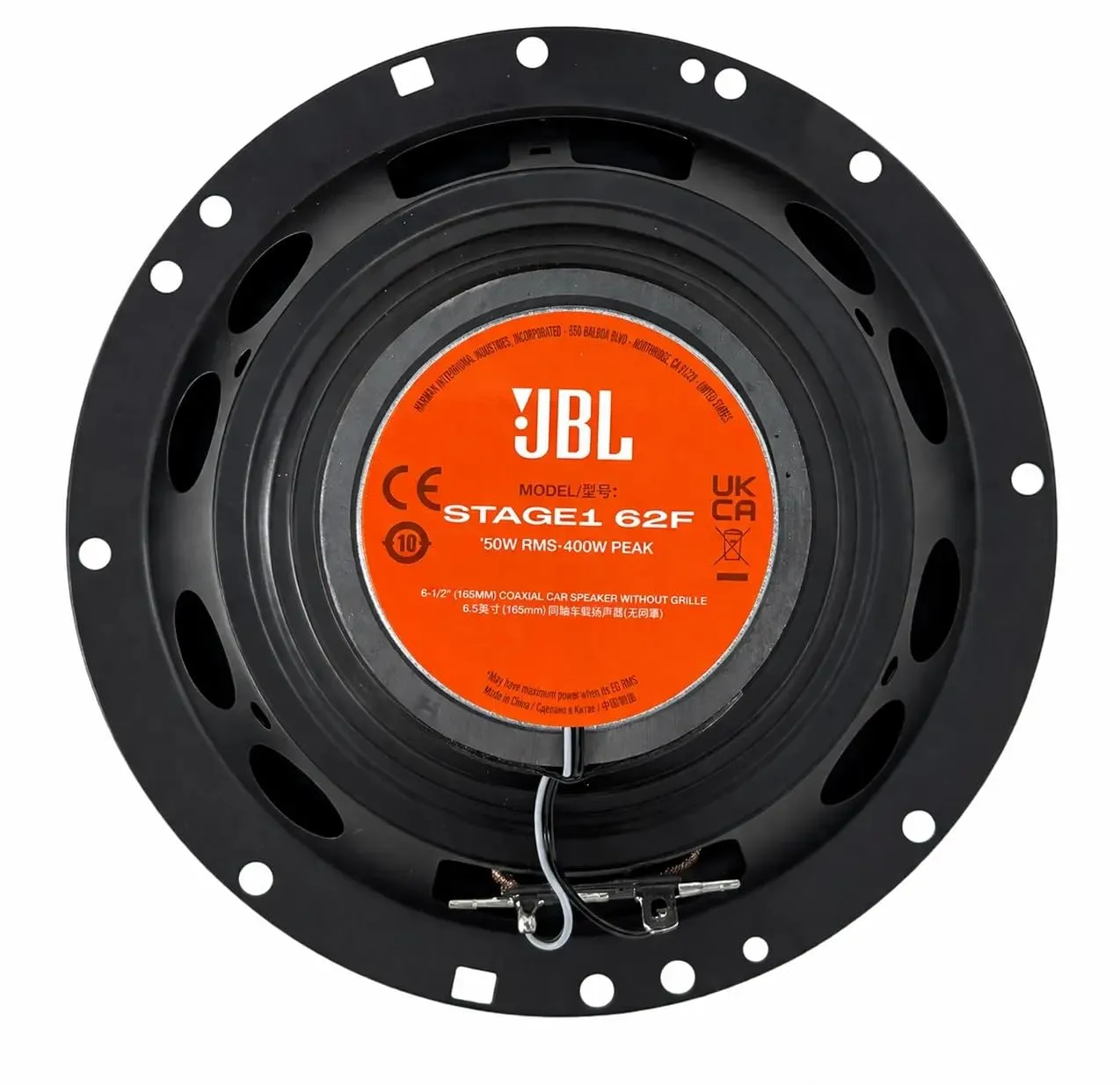 JBL Stage1 Gen2 62F 6.5" (165mm) 2-Way Coaxial Car Speakers - immagine 4
