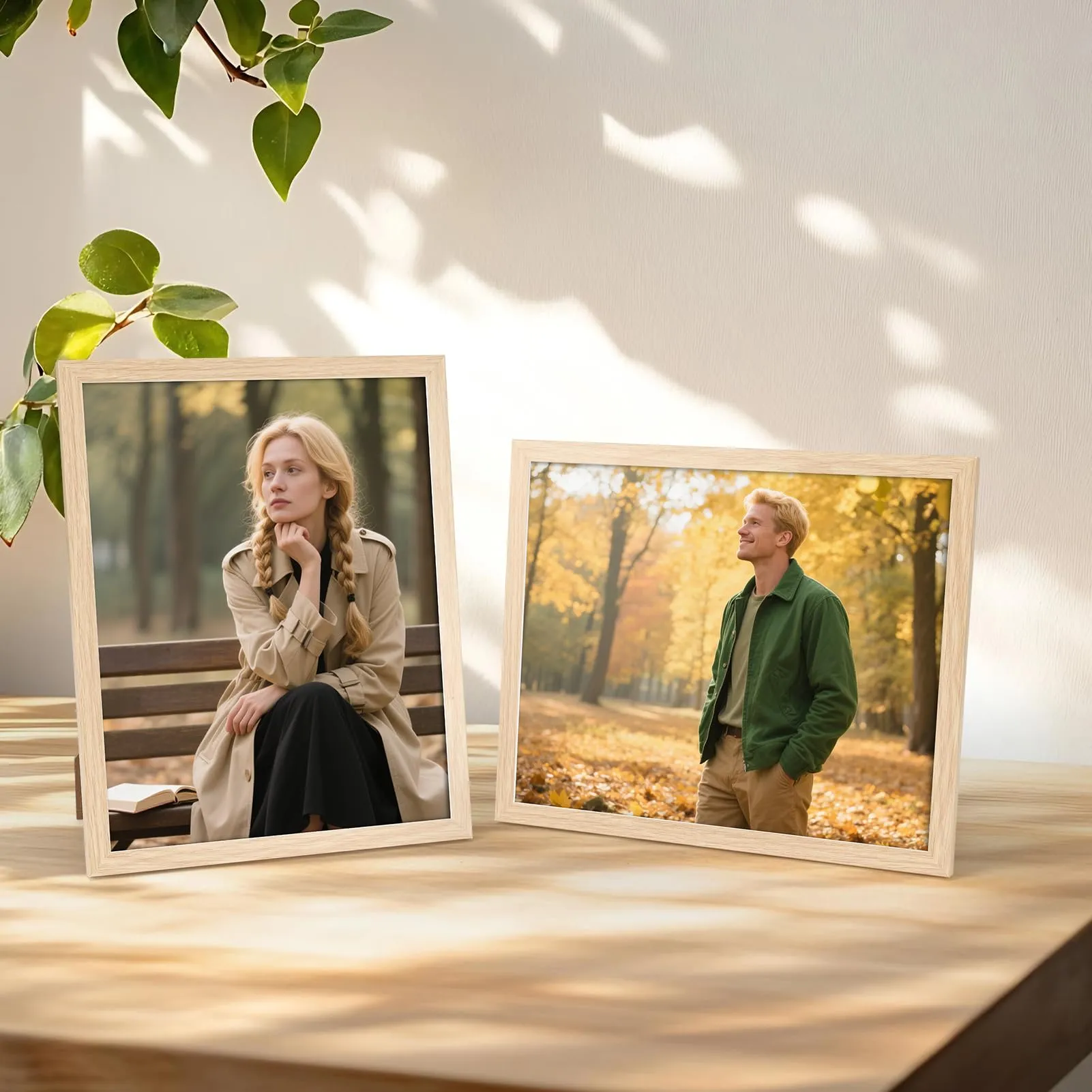 Giftgarden Cornice 20x25cm in PVC, Colore Legno Naturale, Set 1 - immagine 5