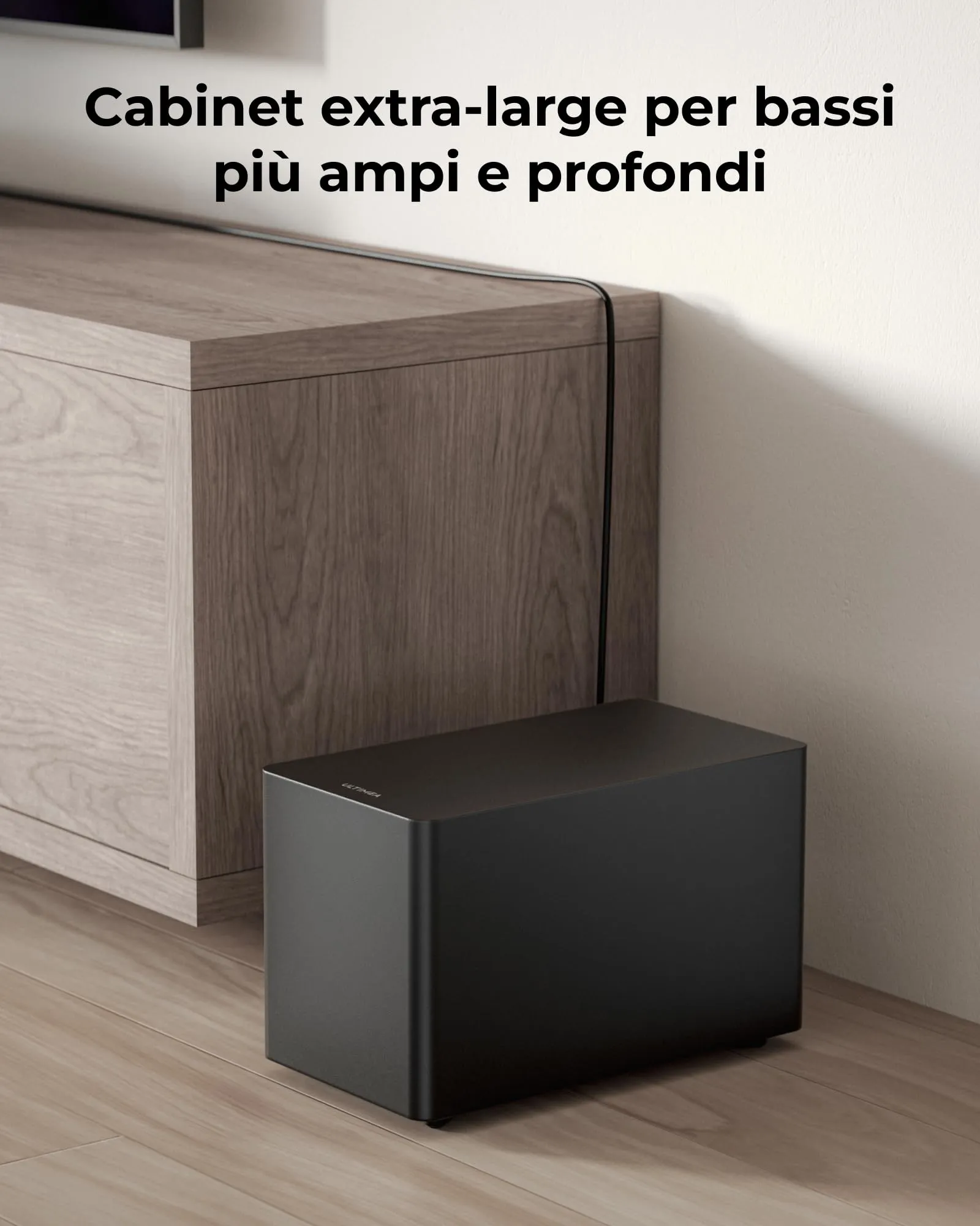 Ultimea Poseidon M60 Boom 5.1ch Soundbar con Dolby Atmos, 340W, Subwoofer, Bluetooth 5.4 e HDMI eARC - immagine 4