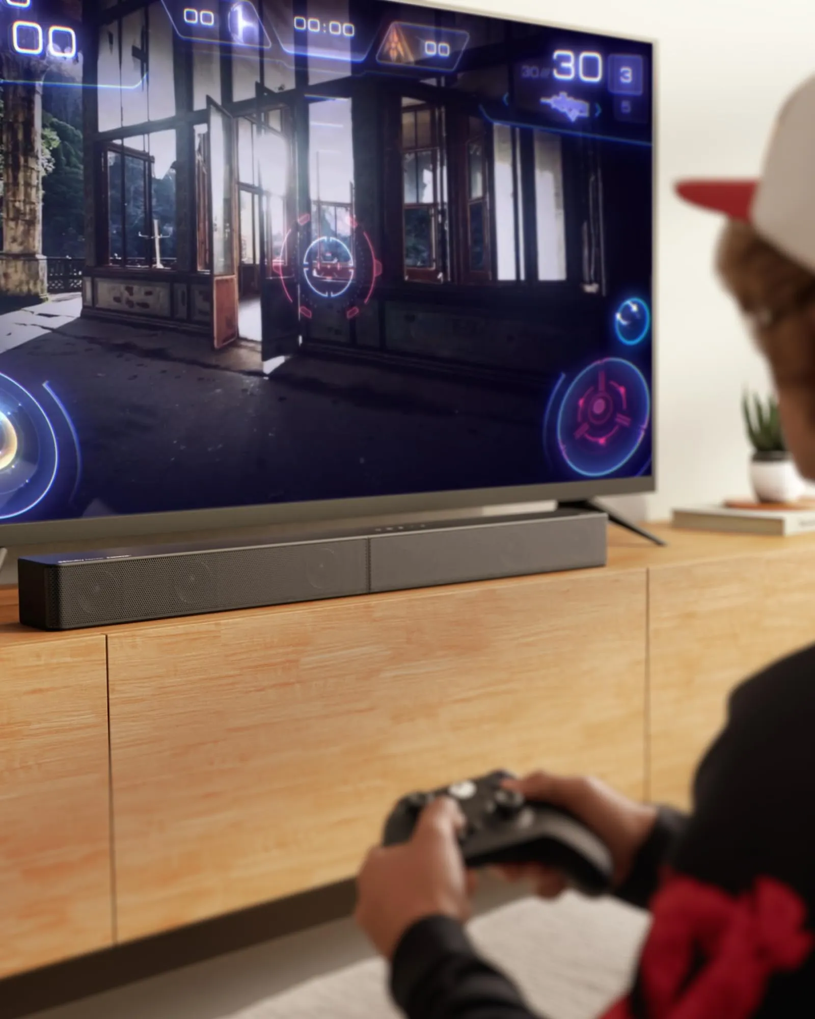 Ultimea Poseidon M60 Boom 5.1ch Soundbar con Dolby Atmos, 340W, Subwoofer, Bluetooth 5.4 e HDMI eARC - immagine 10