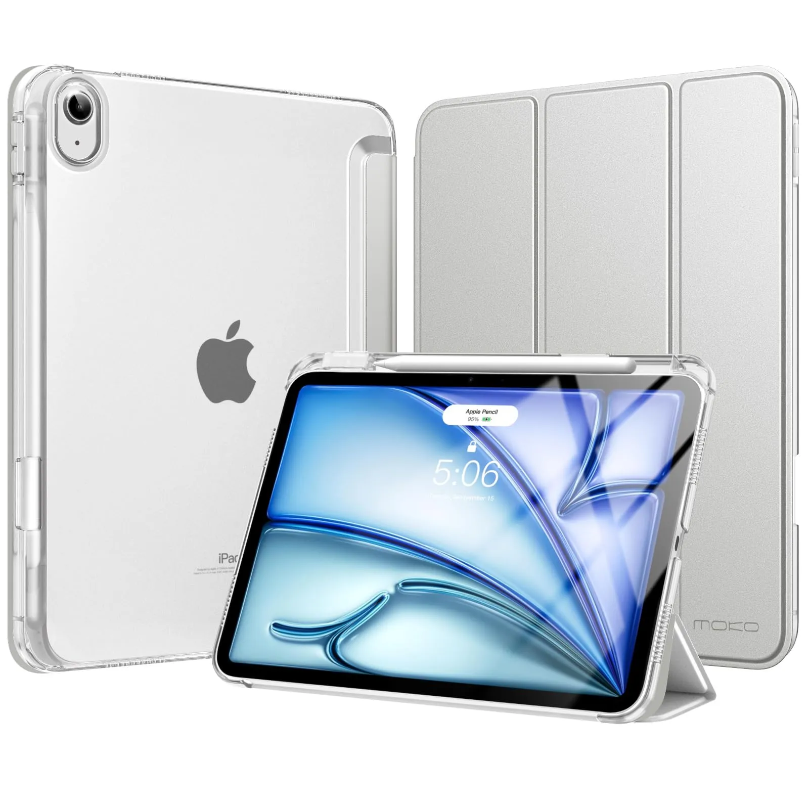 MoKo Cover per iPad Air 11 Pollici (M4/M3/M2) 2026/2025/2024 con Portapenna - immagine 1