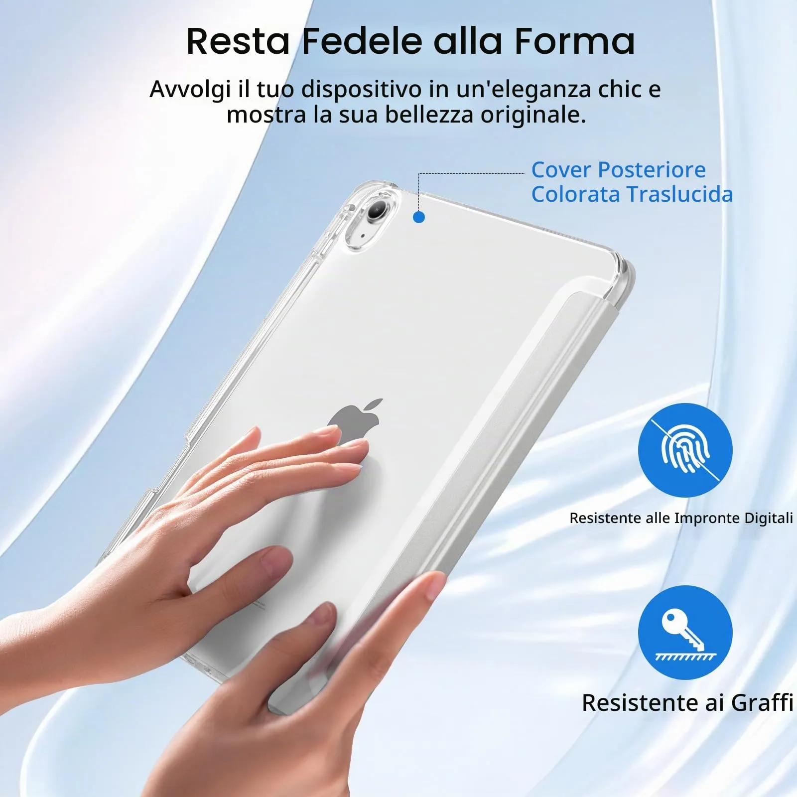 MoKo Cover per iPad Air 11 Pollici (M4/M3/M2) 2026/2025/2024 con Portapenna - immagine 5