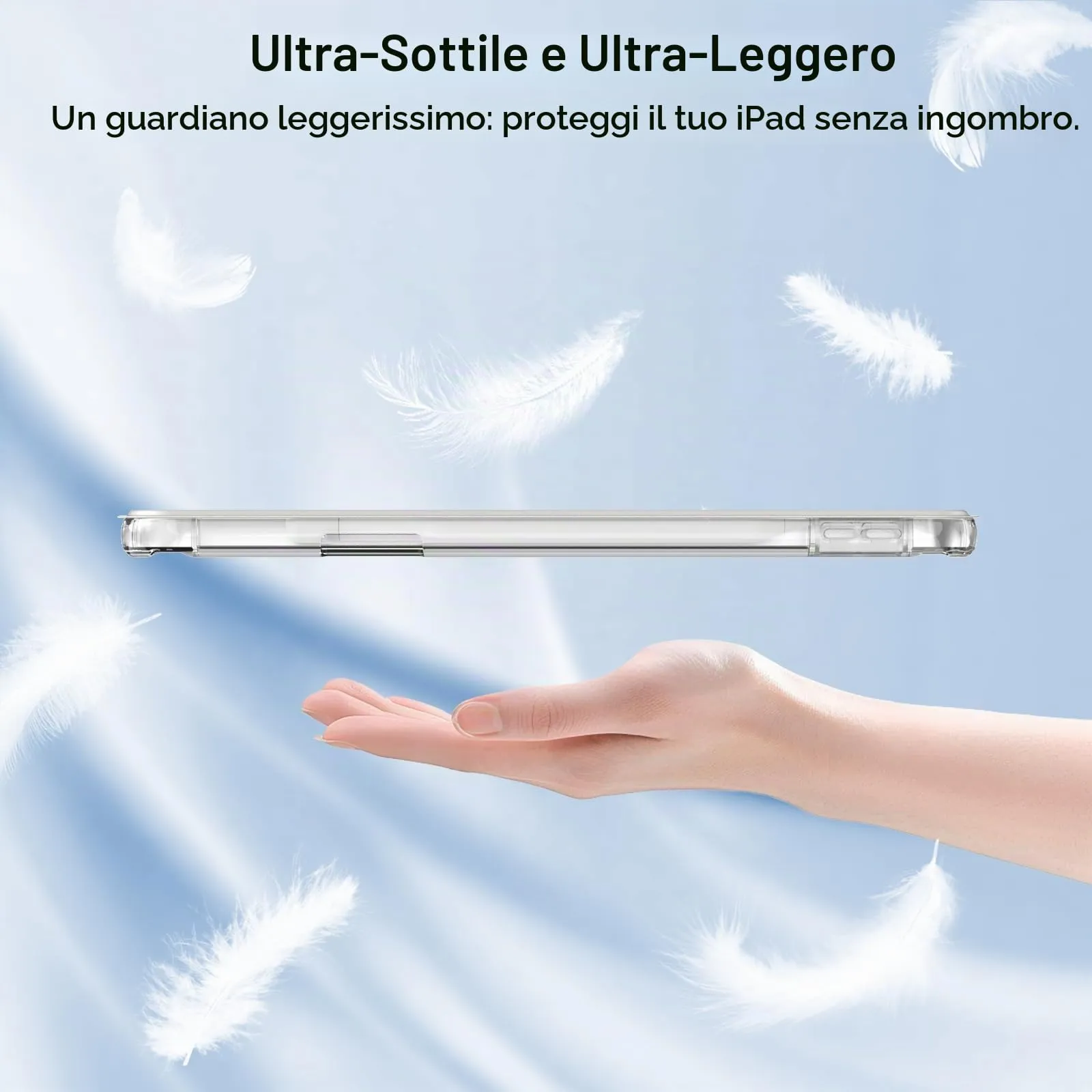 MoKo Cover per iPad Air 11 Pollici (M4/M3/M2) 2026/2025/2024 con Portapenna - immagine 8